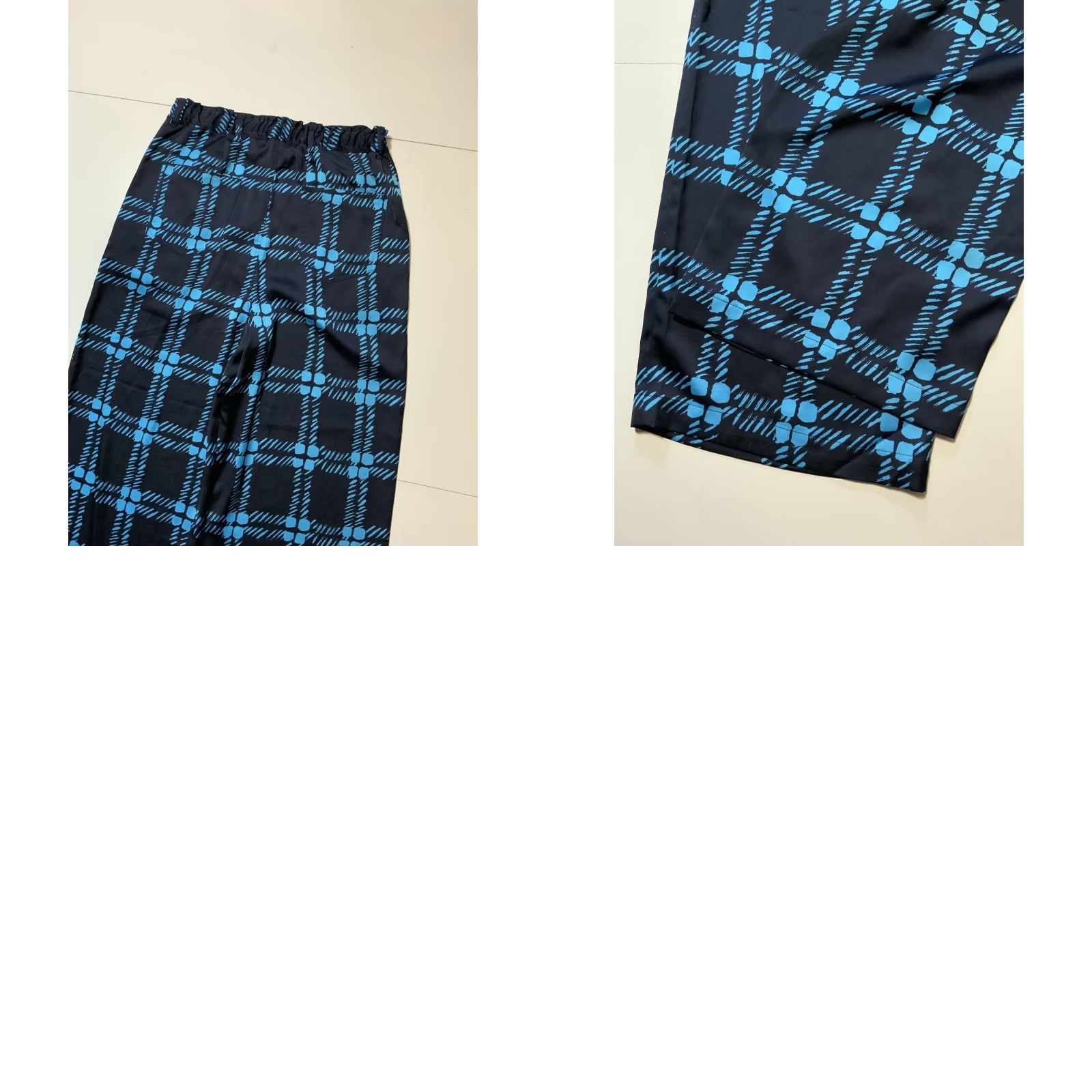 Marni 85 Marni X Uniqlo Relaxed Easy Wide Leg Fit Pattern Print Drape Baggy Pants L Size US 33 - 8 Thumbnail