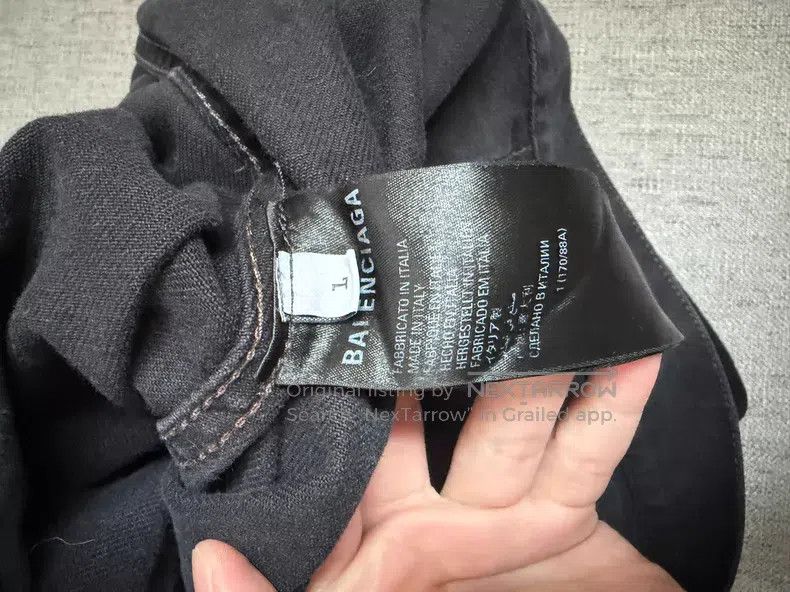 Balenciaga Balenciaga Double B distressed destroy denim jacket Size US S / EU 44-46 / 1 - 6 Thumbnail