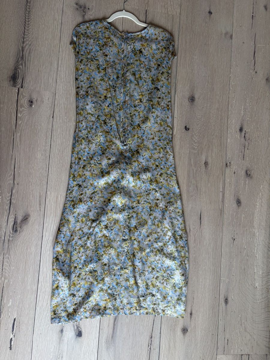 No. 6 No. 6 Store Blue and Yellow Floral Tie-Front Dress Size 2 Size XS / US 0-2 / IT 36-38 - 7 Thumbnail