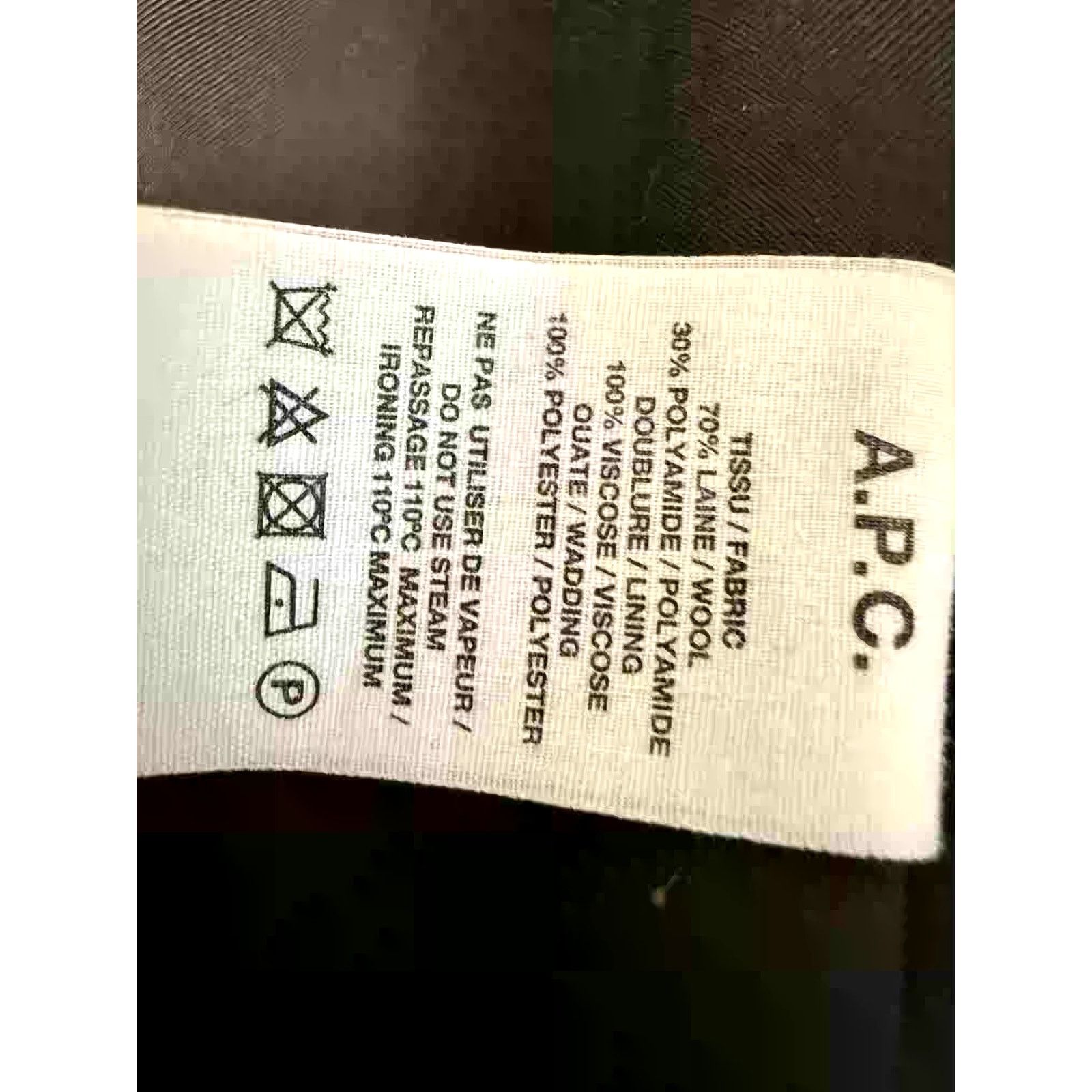 A.P.C. A.P.C. Black & White Men's Houndstooth Wool Coat Medium Size US M / EU 48-50 / 2 - 7 Thumbnail