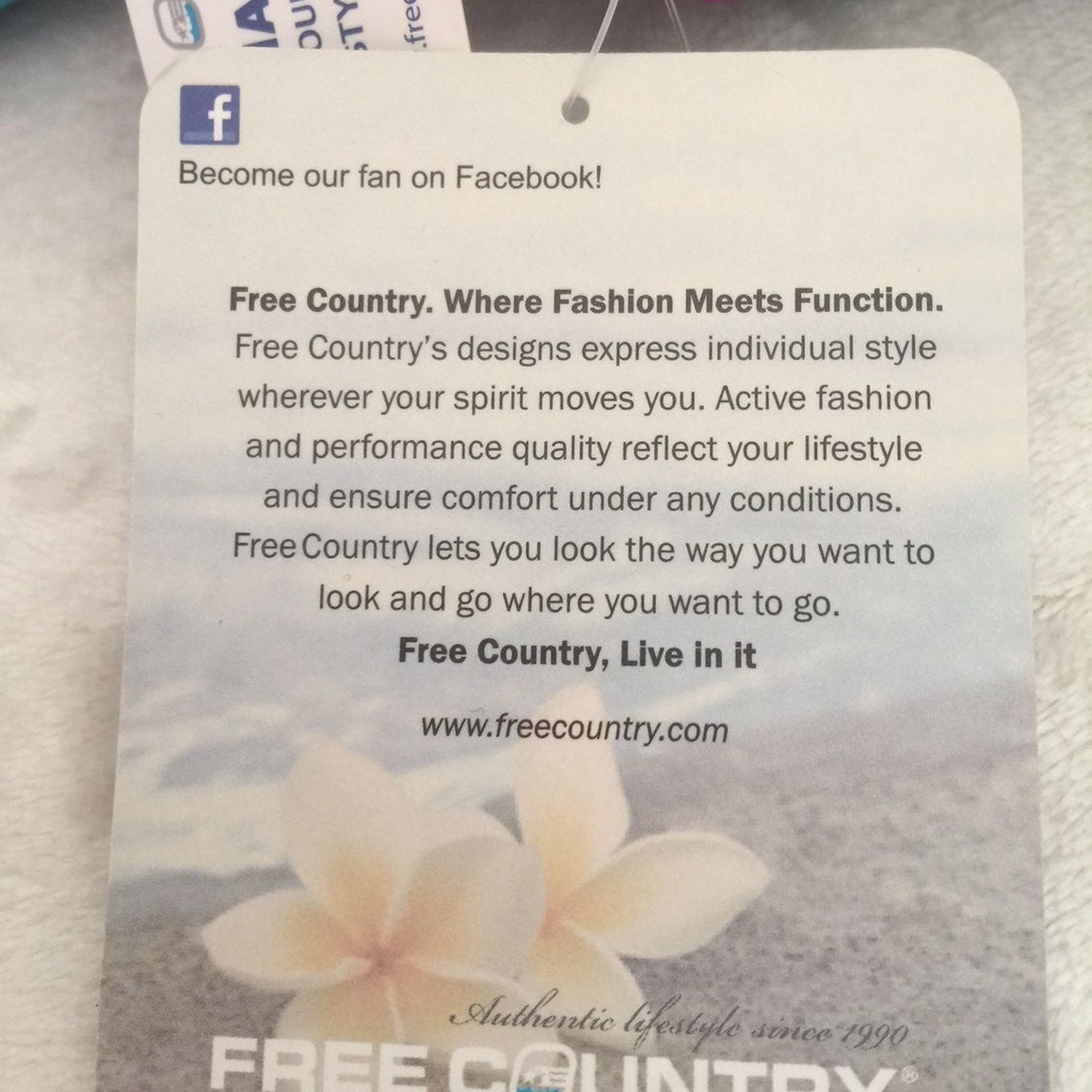 Free Country Free Country Women's Size Medium Swimsuit Top Racerback NEW Size ONE SIZE - 8 Thumbnail