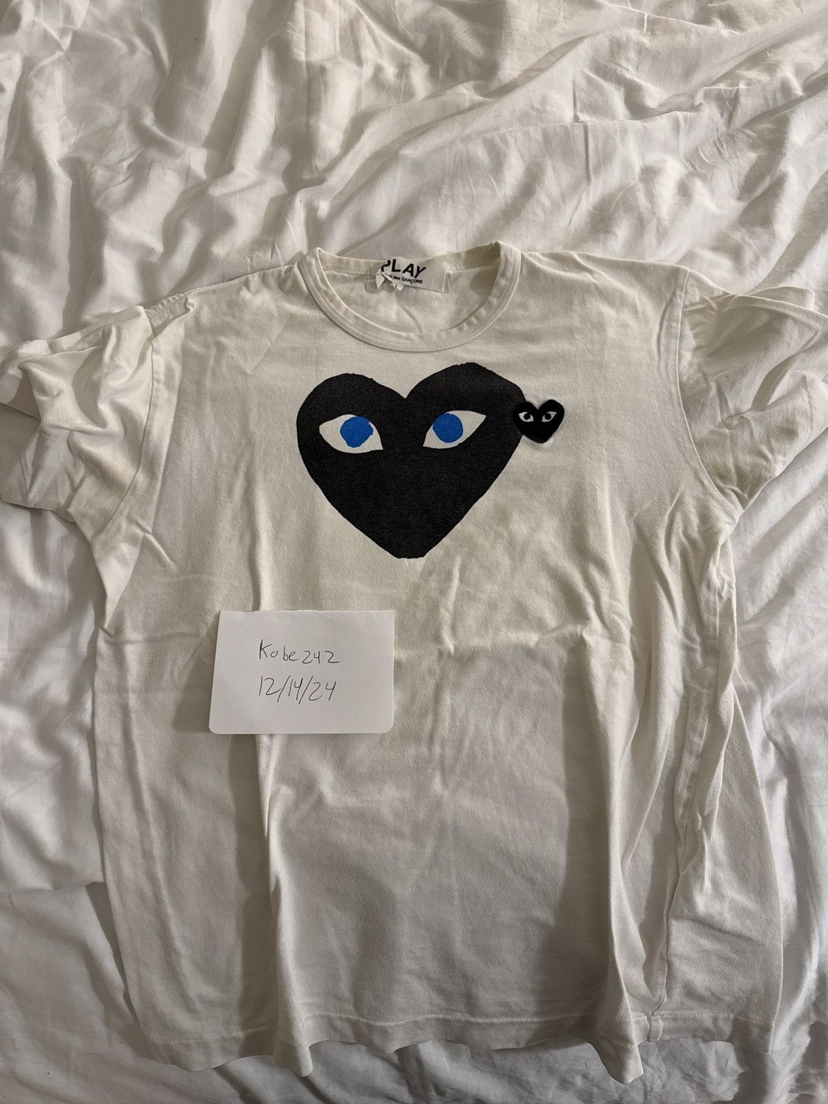 Comme des Garcons Commes des garcons white t shirt Size US L / EU 52-54 / 3 - 4 Thumbnail