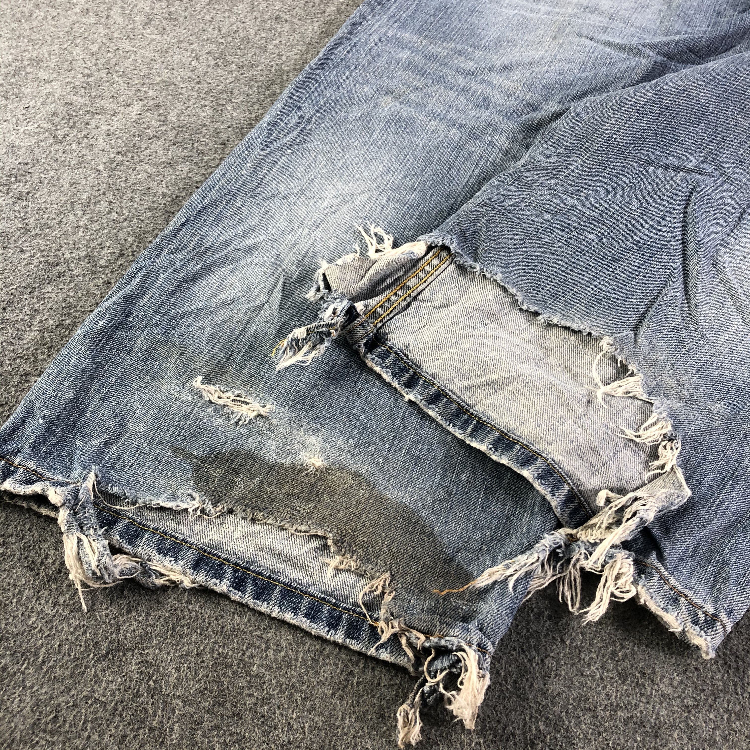 Levi's Vintage Blue Wash Levis 569 Jeans-J3150 Size US 42 / EU 58 - 6 Thumbnail