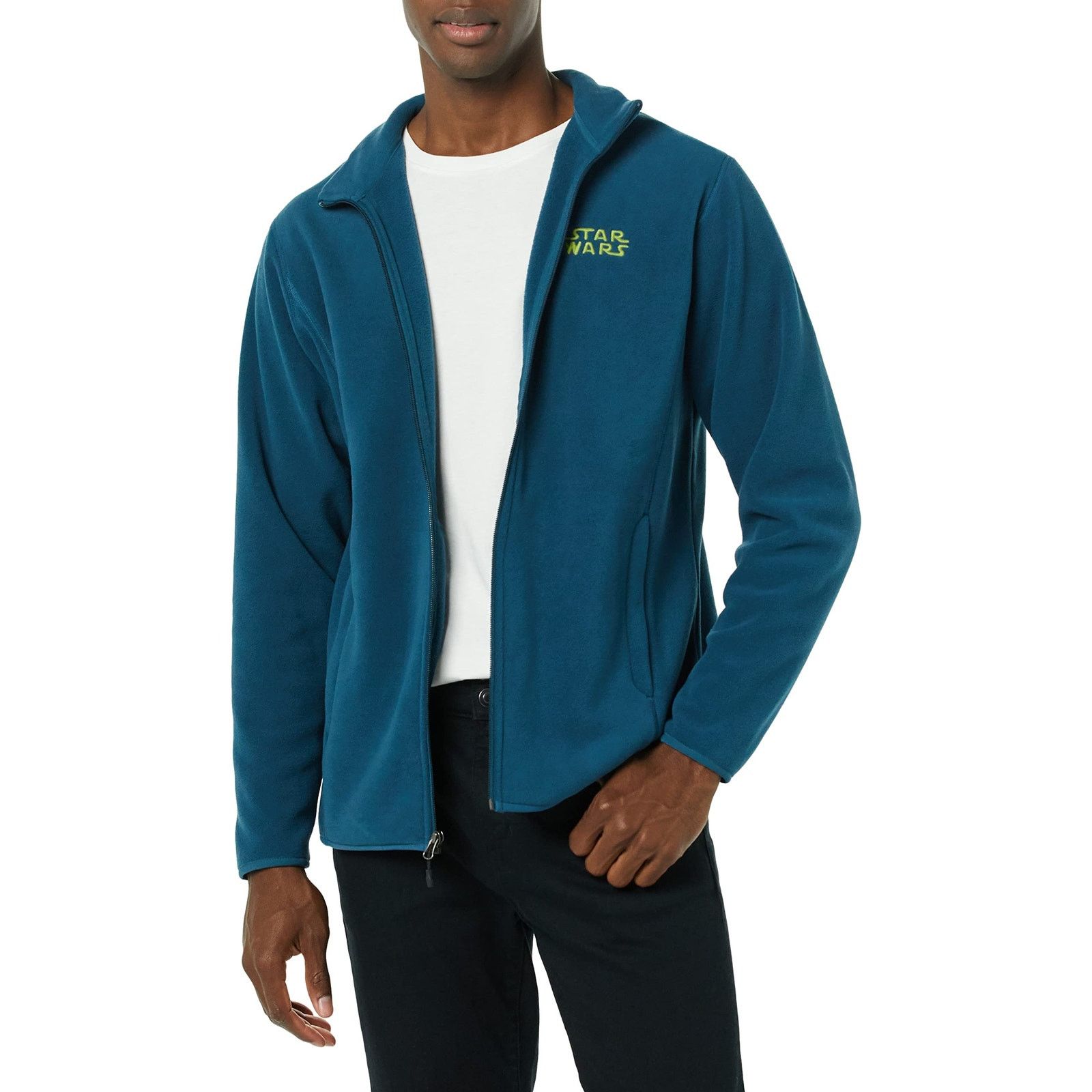 Star Wars Men's Star Wars Fleece Jacket Blue Full-Zip Size Medium Size US M / EU 48-50 / 2 - 1 Thumbnail