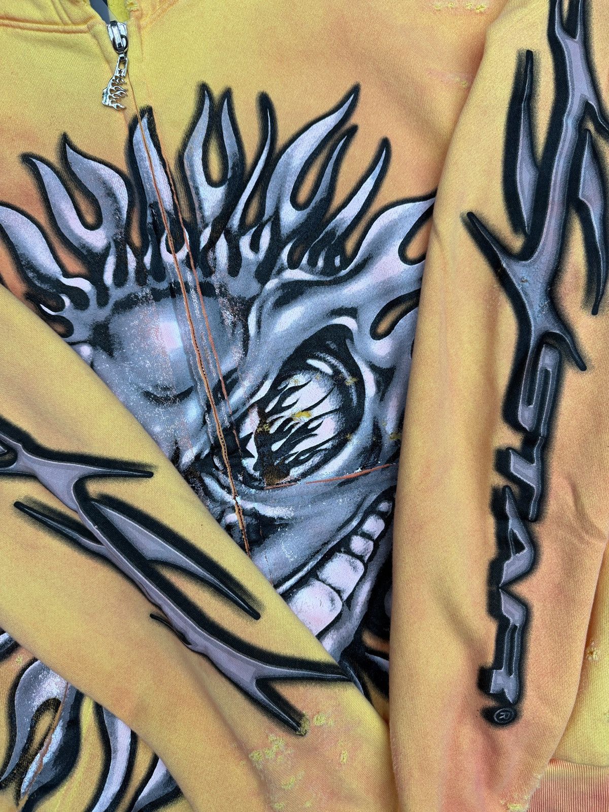 HELLSTAR Hellstar Sun Zip Up Hoodie Size US XS / EU 42 / 0 - 3 Thumbnail