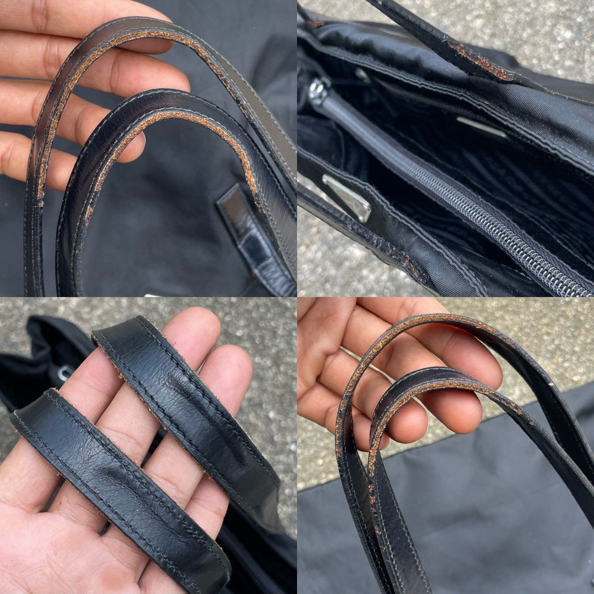 Prada Prada Black Nylon Tote Size ONE SIZE - 22 Thumbnail