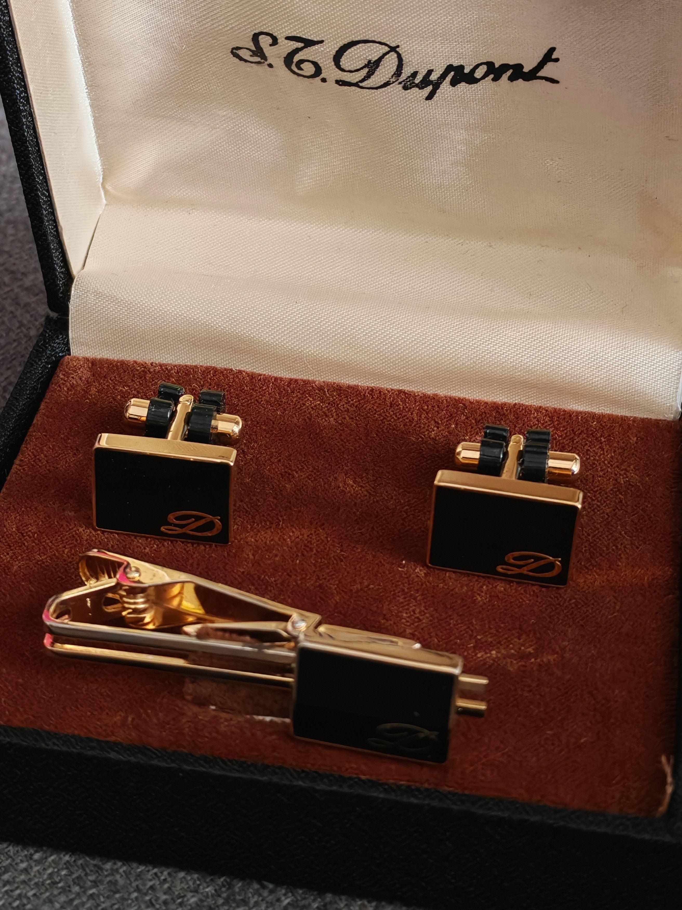 S.T. Dupont Vintage St. Dupont Set of Cufflinks and Tie clips Size ONE SIZE - 4 Thumbnail