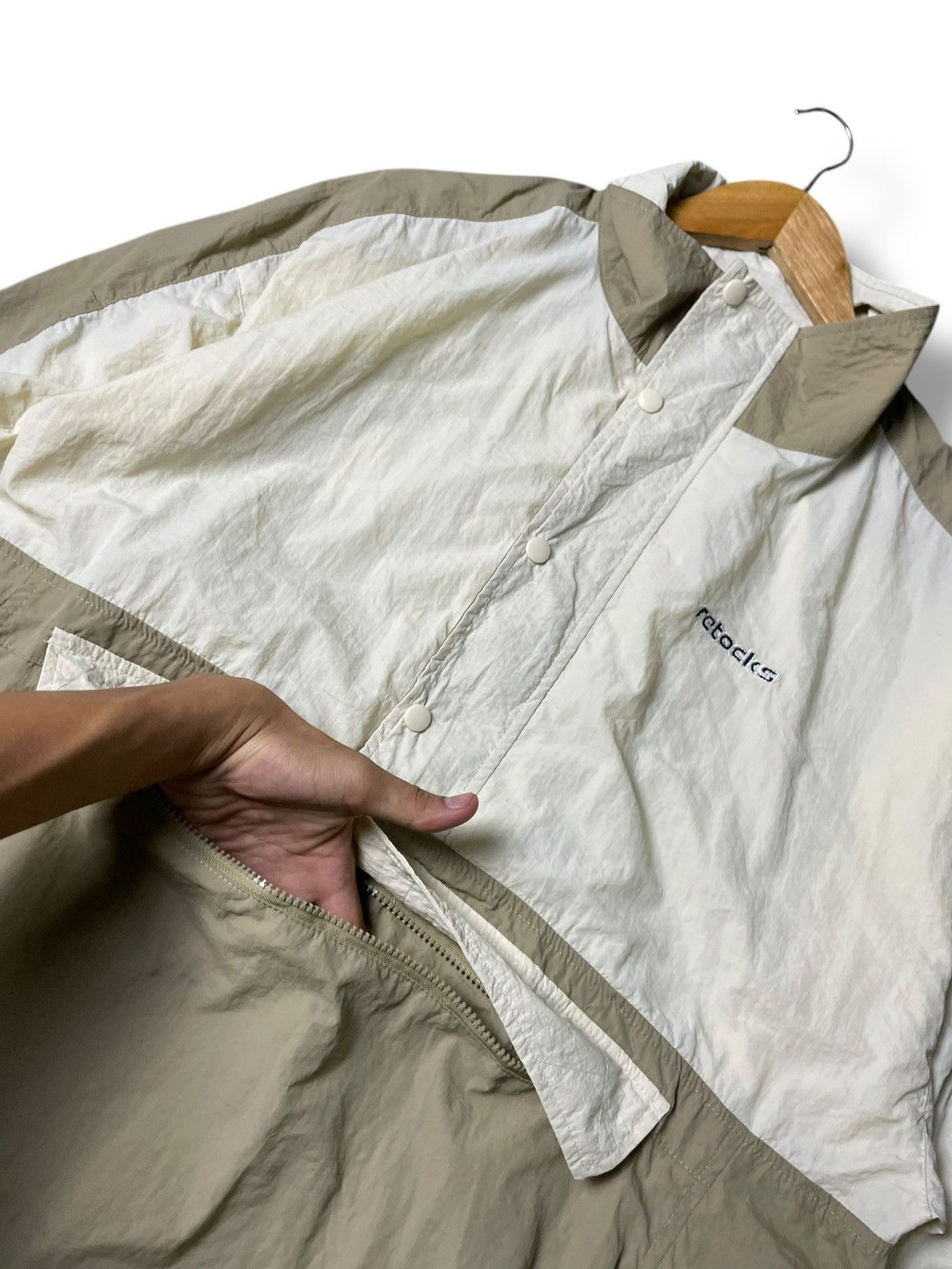 Japanese Brand × Vintage RETOCKS Brand Multicolour Nylon Jacket (90) Size US L / EU 52-54 / 3 - 10 Thumbnail
