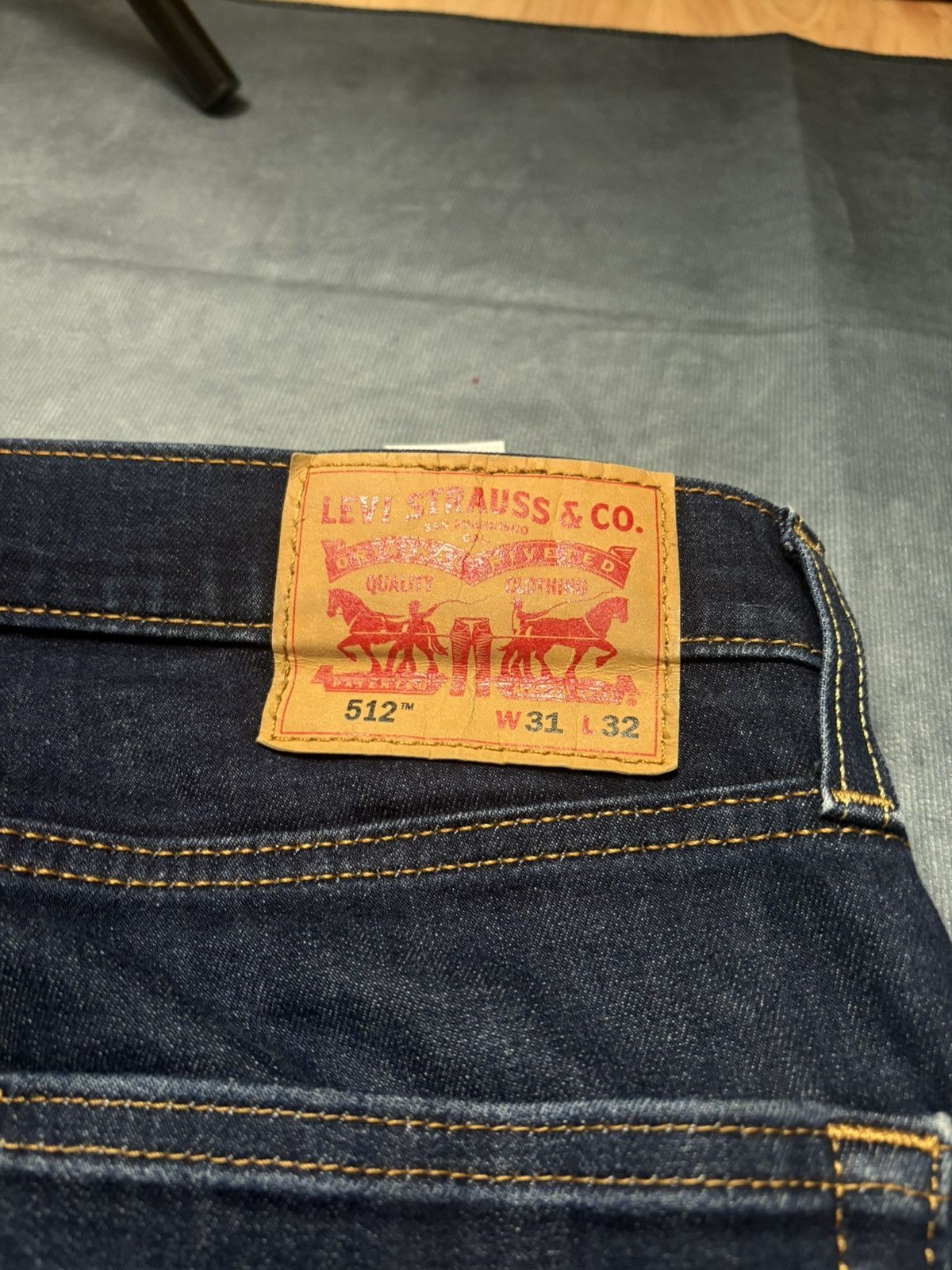 Levi's Levi’s 511 Slim Fit Jeans – Dark Wash – W31 L32 Size 39" - 2 Thumbnail