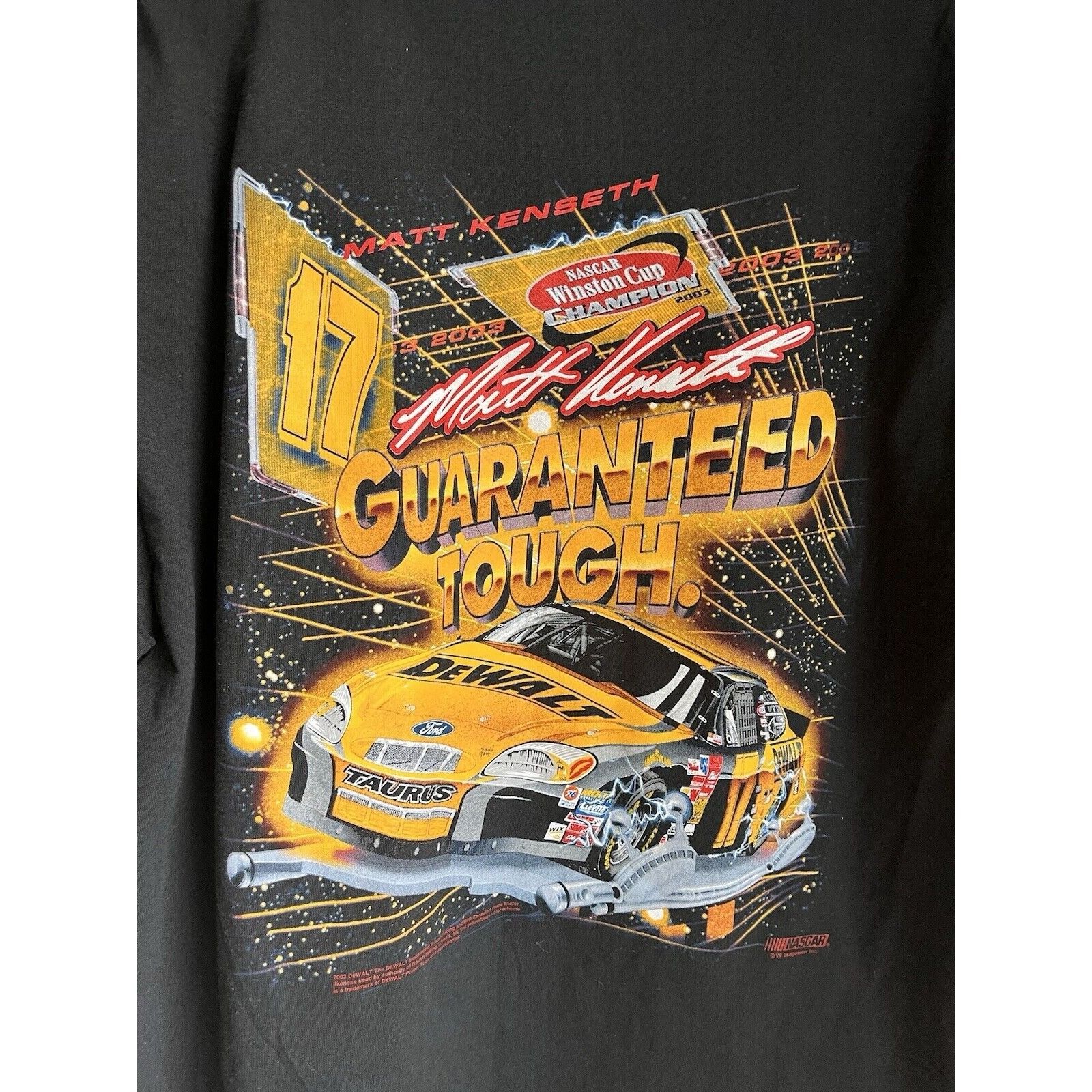 NASCAR VINTAGE NASCAR RACING WINSTON CUP MATT KENSETH #17 T SHIRT Size US XL / EU 56 / 4 - 3 Thumbnail