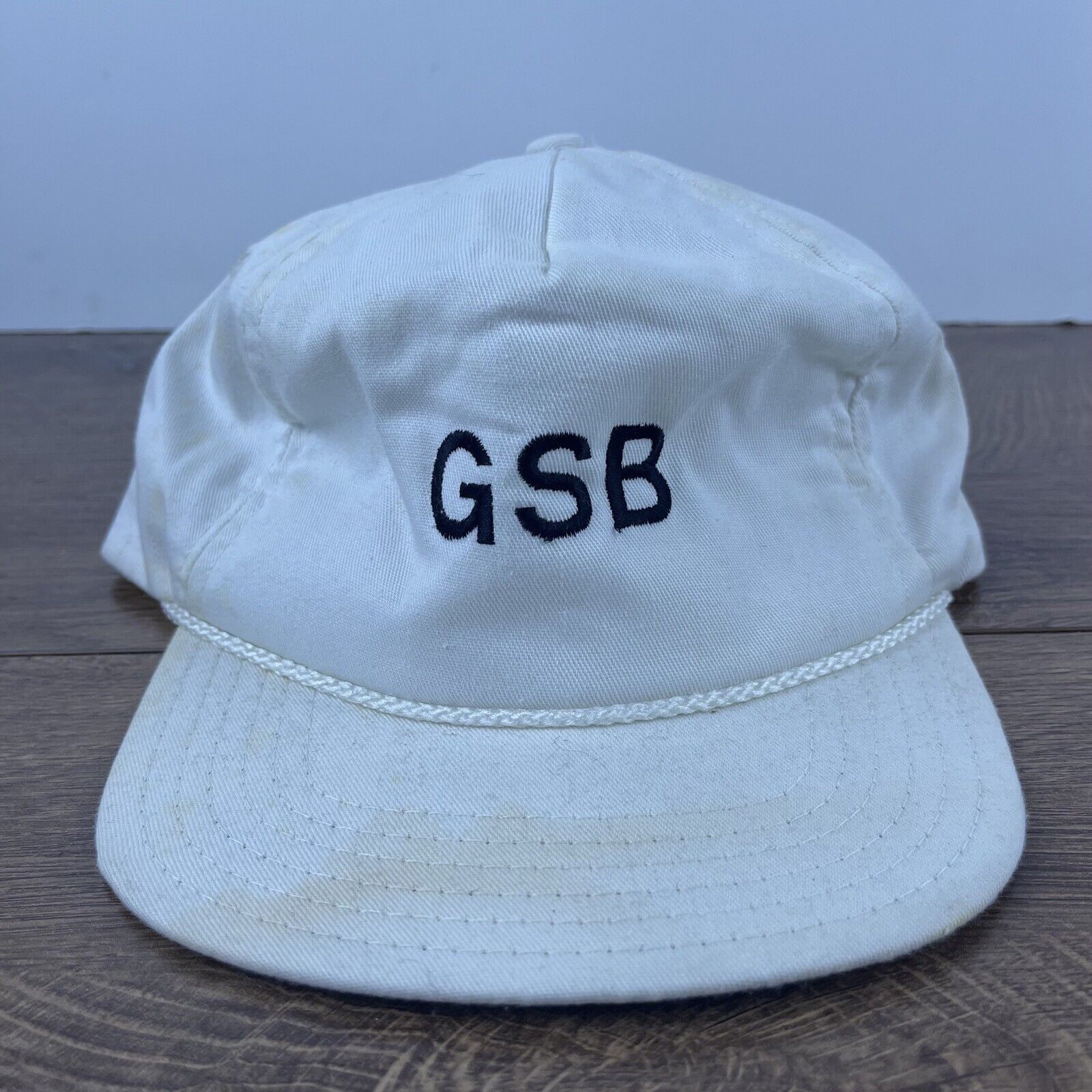 Other GSB Hat GSB Baseball Cap Hat White Adjustable Hat White Adul Size ONE SIZE - 3 Thumbnail