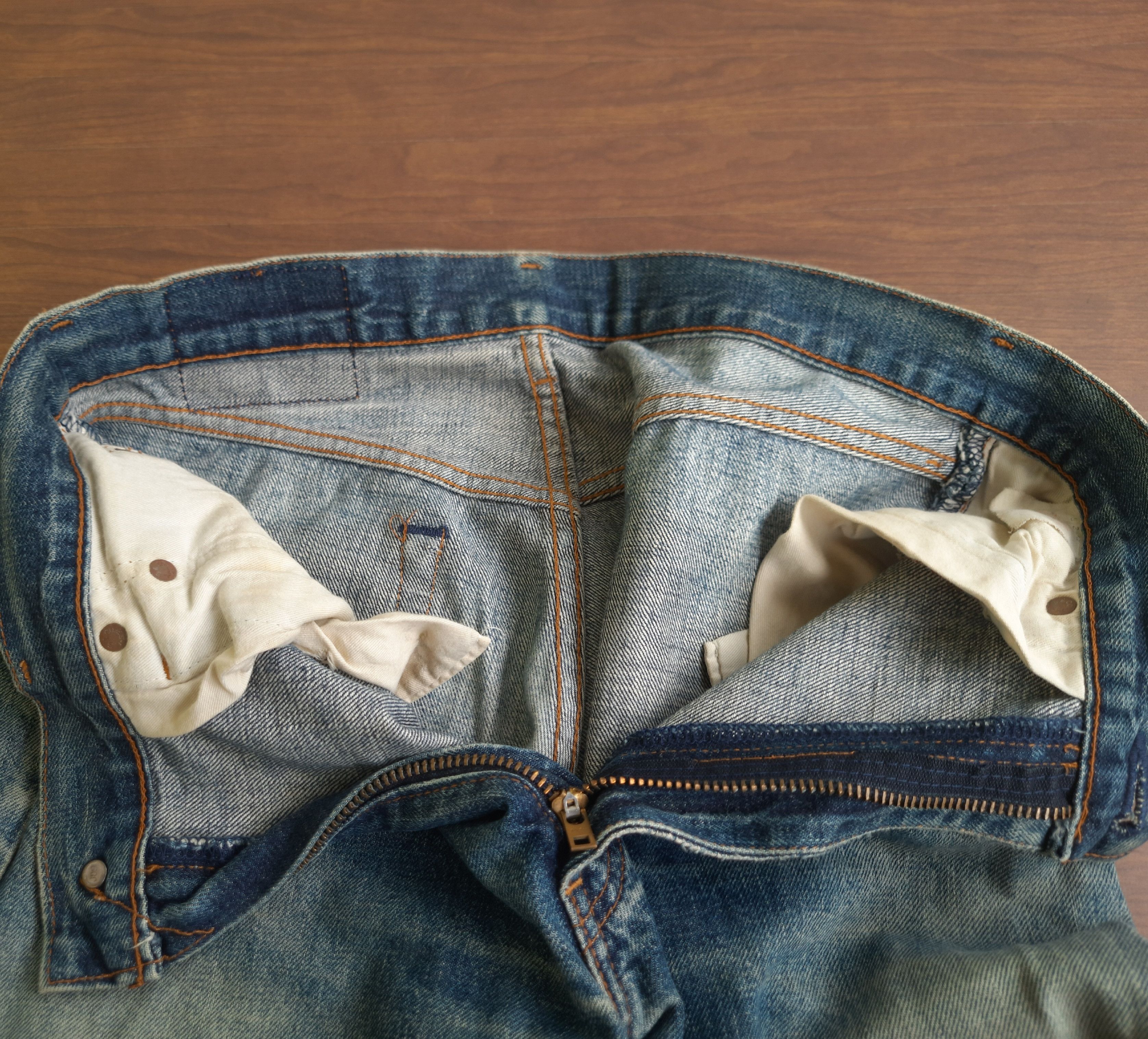 Japanese Brand Distressed Vintage Levis Big E Selvedge Denim Pants Size US 31 - 10 Thumbnail