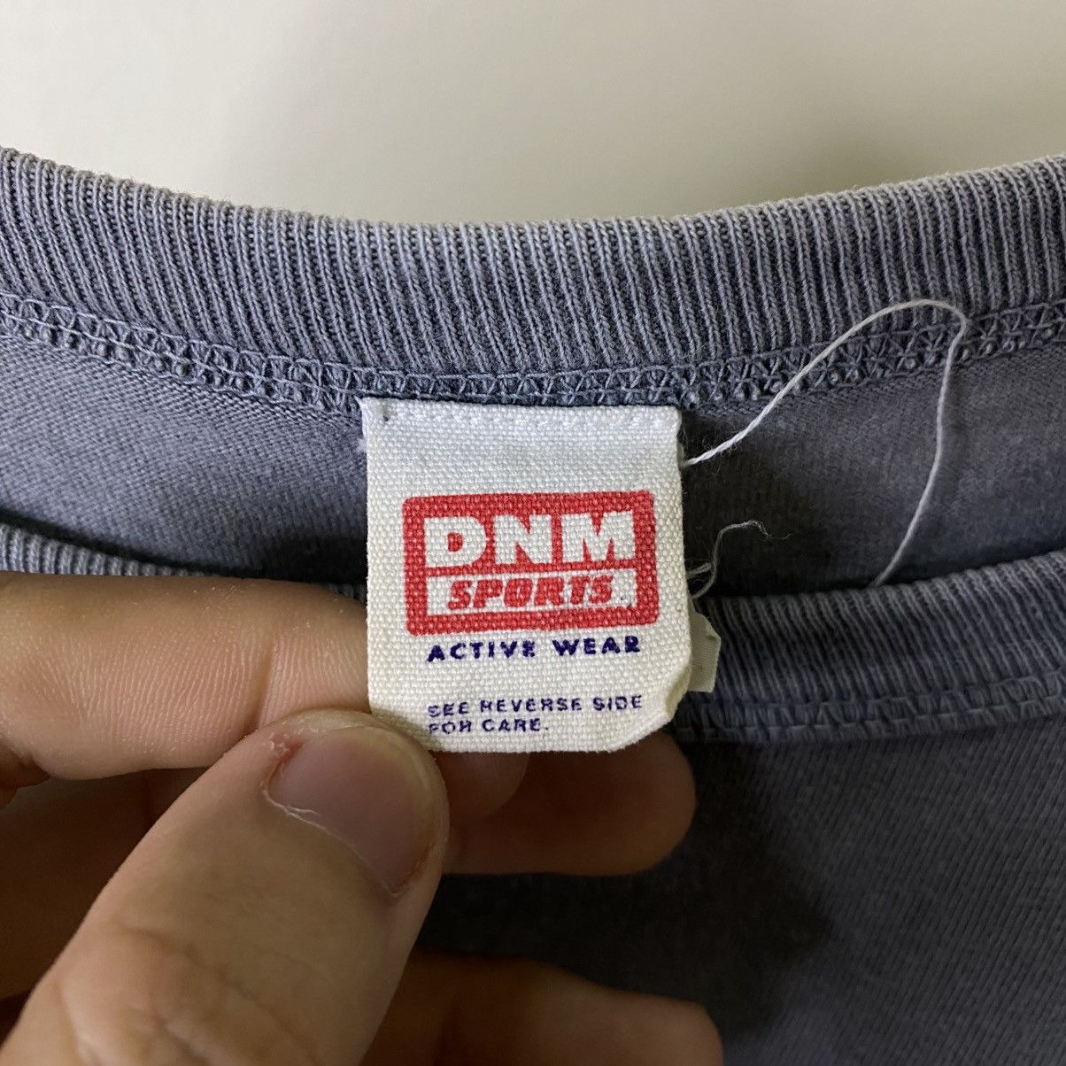 Denime Denime Japan Washed Blue Blank T Shirt Made in Japan Size US M / EU 48-50 / 2 - 3 Thumbnail