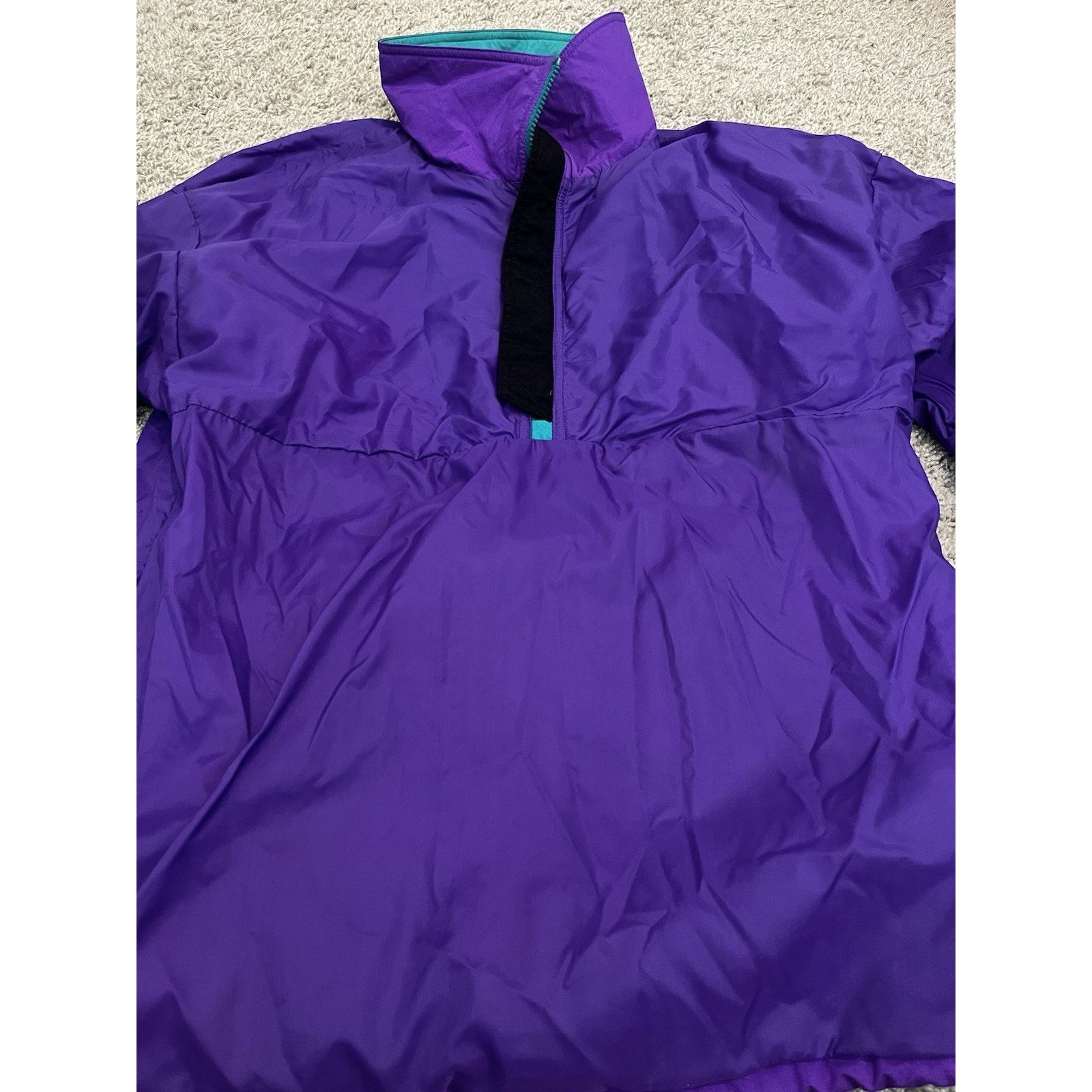 Helly Hansen Vtg Helly Hansen Anorak Jacket 90s Purple Teal L Hong Kong Size US L / EU 52-54 / 3 - 17 Thumbnail