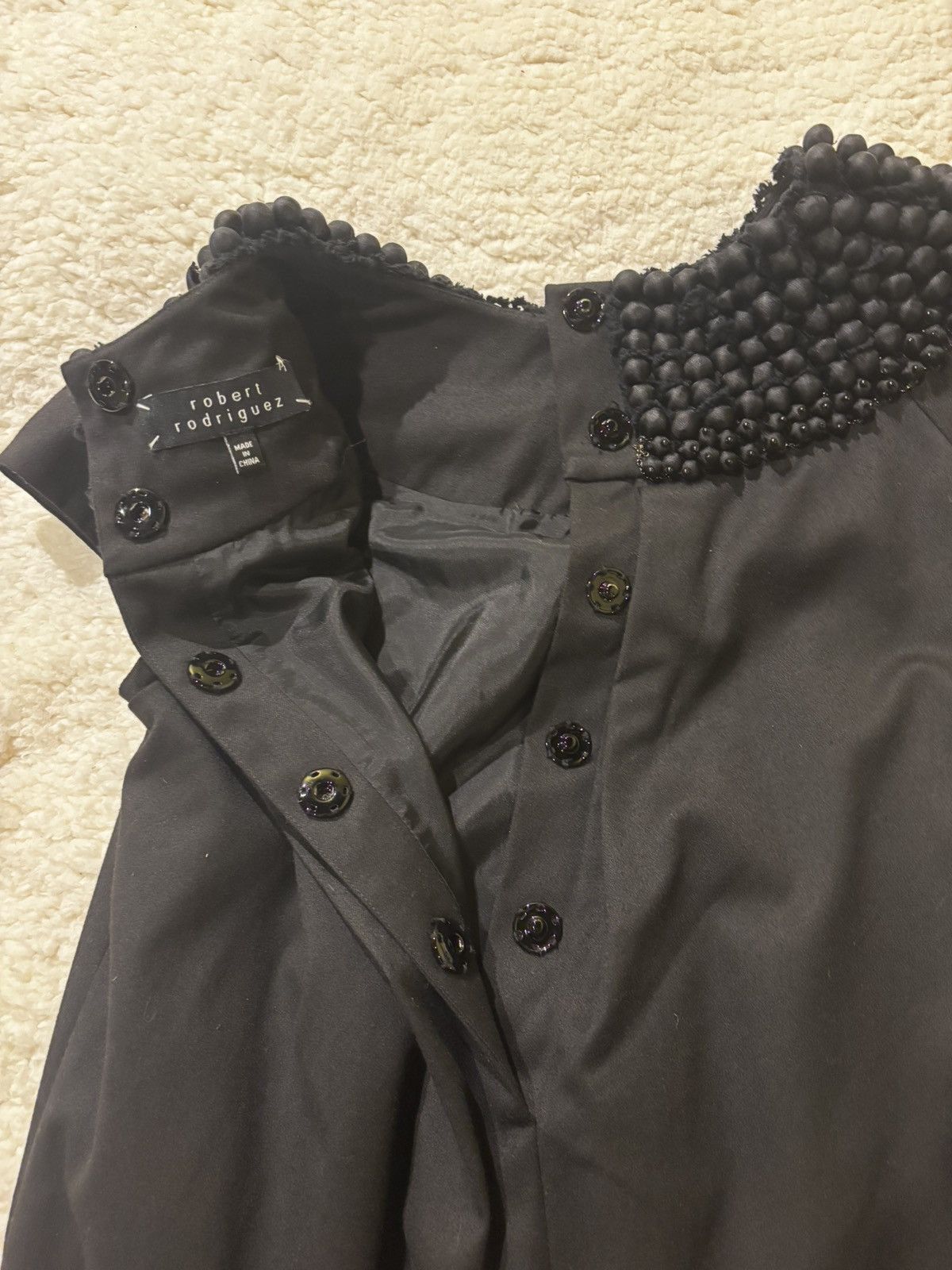 Robert Rodriguez Black dress with details1638 Size XS / US 0-2 / IT 36-38 - 10 Thumbnail