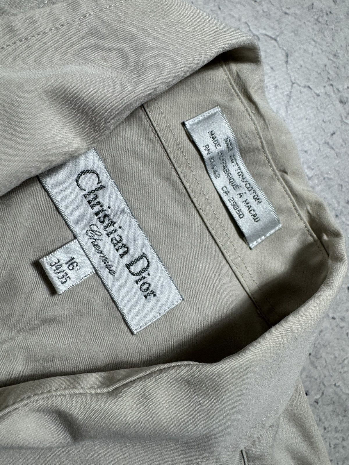 Christian Dior Monsieur Christian Dior Luxury Vintage Button Up Shirt Size US L / EU 52-54 / 3 - 5 Thumbnail