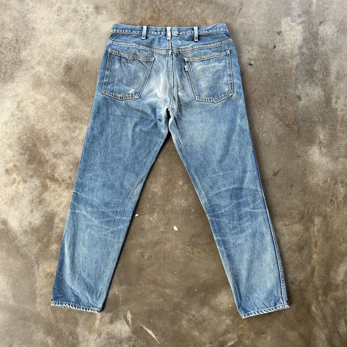 Japanese Brand Vintage Living Concept Japanese Talon Faded Jean Distressed Size US 31 - 10 Thumbnail