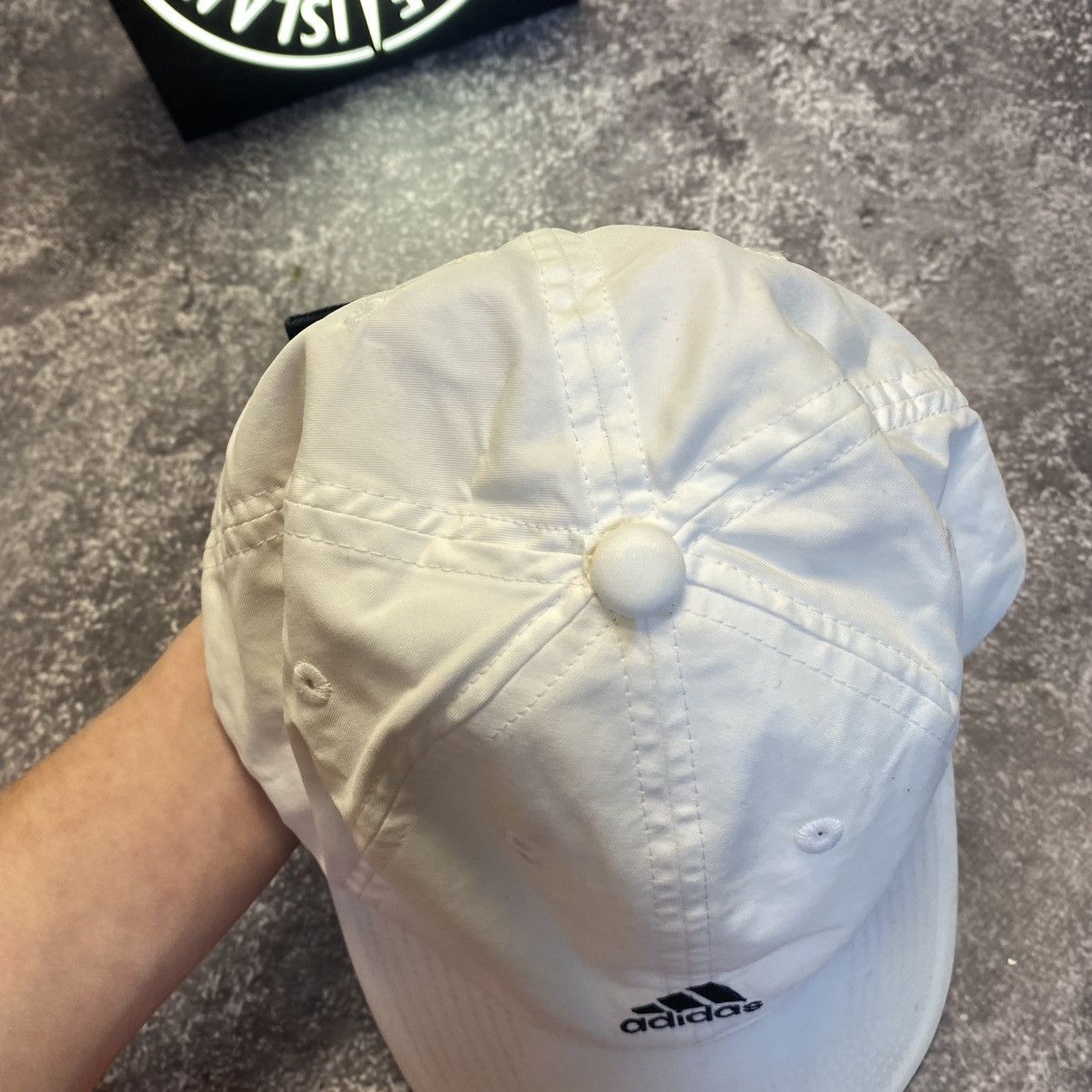 Adidas × Vintage Vintage Adidas Centre Basic Logo White Streetwear cap Size ONE SIZE - 7 Thumbnail