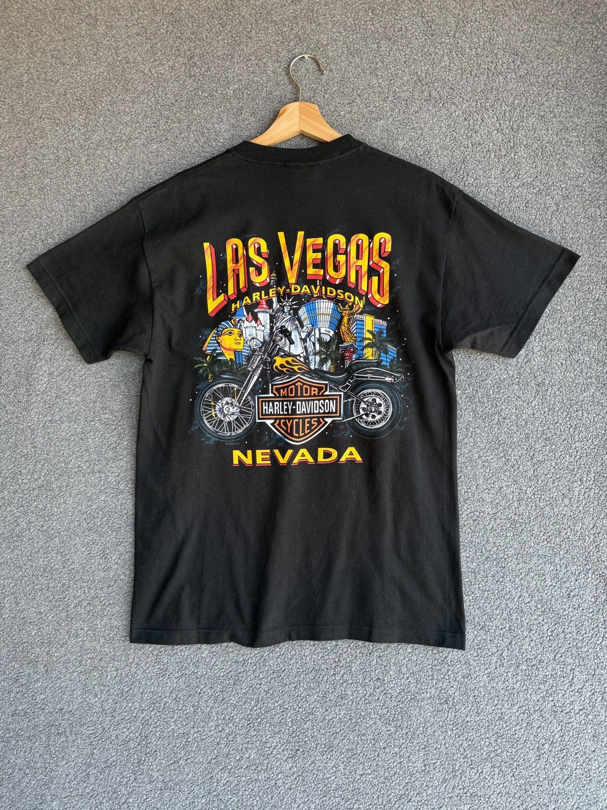 Harley Davidson Vintage Harley Davidson 2003 Las Vegas T Shirt x2 Size US XL / EU 56 / 4 - 6 Thumbnail