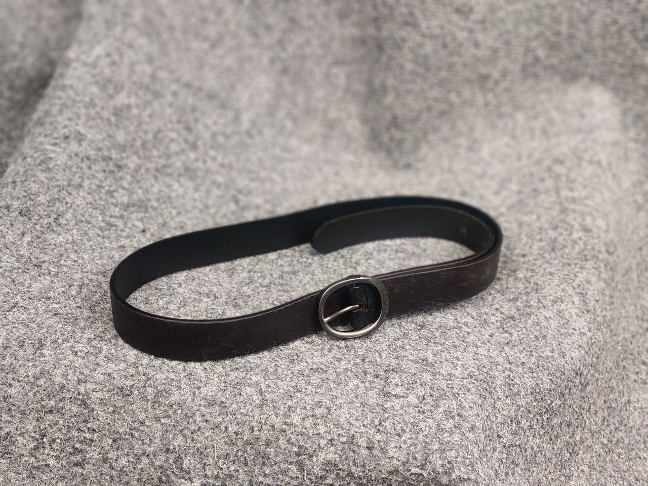 Miss Sixty Miss Sixty Vintage Y2k style leather dark brown logo Belt Size ONE SIZE - 3 Thumbnail