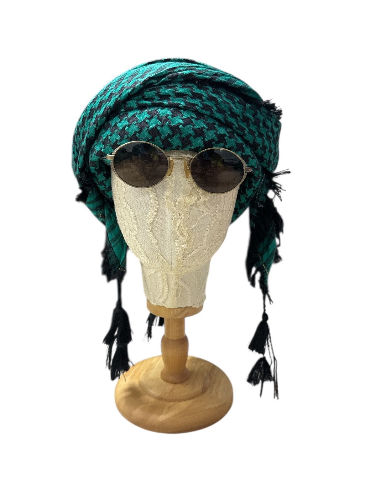 Katharine Hamnett London HAMNETT SQUARE SHIMAGH KEFFIYEH ARABIC SCARF Size ONE SIZE - 3 Thumbnail