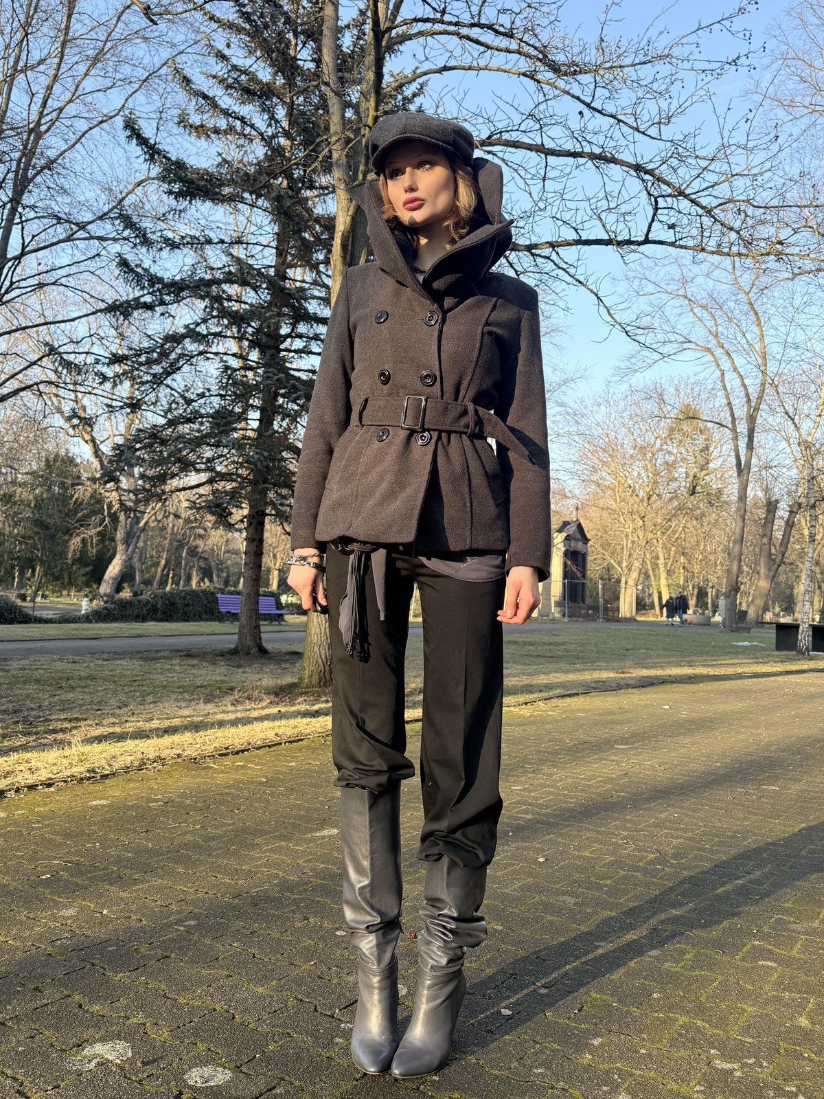 Other Italian trench jacket with a big collar Size XS / US 0-2 / IT 36-38 - 2 Thumbnail
