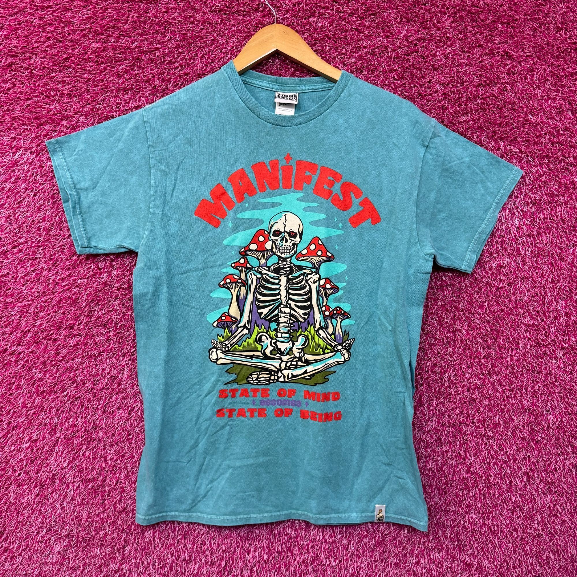 Zumiez Your Highness Manifest Your State of Mind Skeleton T-shirt s Size US M / EU 48-50 / 2 - 1 Thumbnail