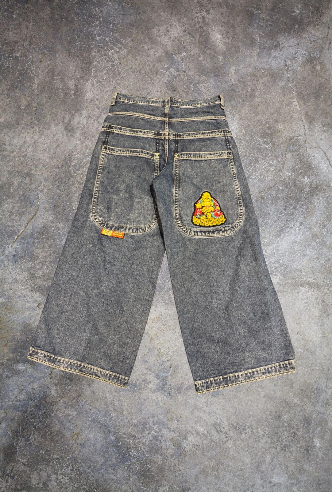 JNCO Jnco Buddha Never Use Baggy Wide Leg Jeans Size US 34 / EU 50 - 1 Thumbnail