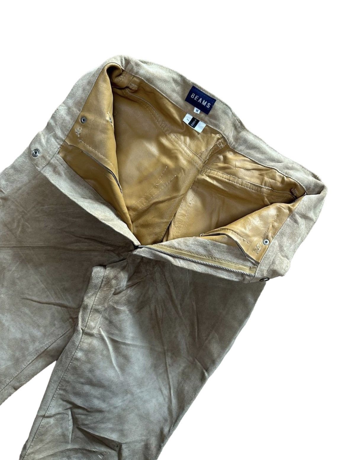 Beams Plus × Leather Beams Suede Trousers Leather Size US 28 / EU 44 - 12 Thumbnail