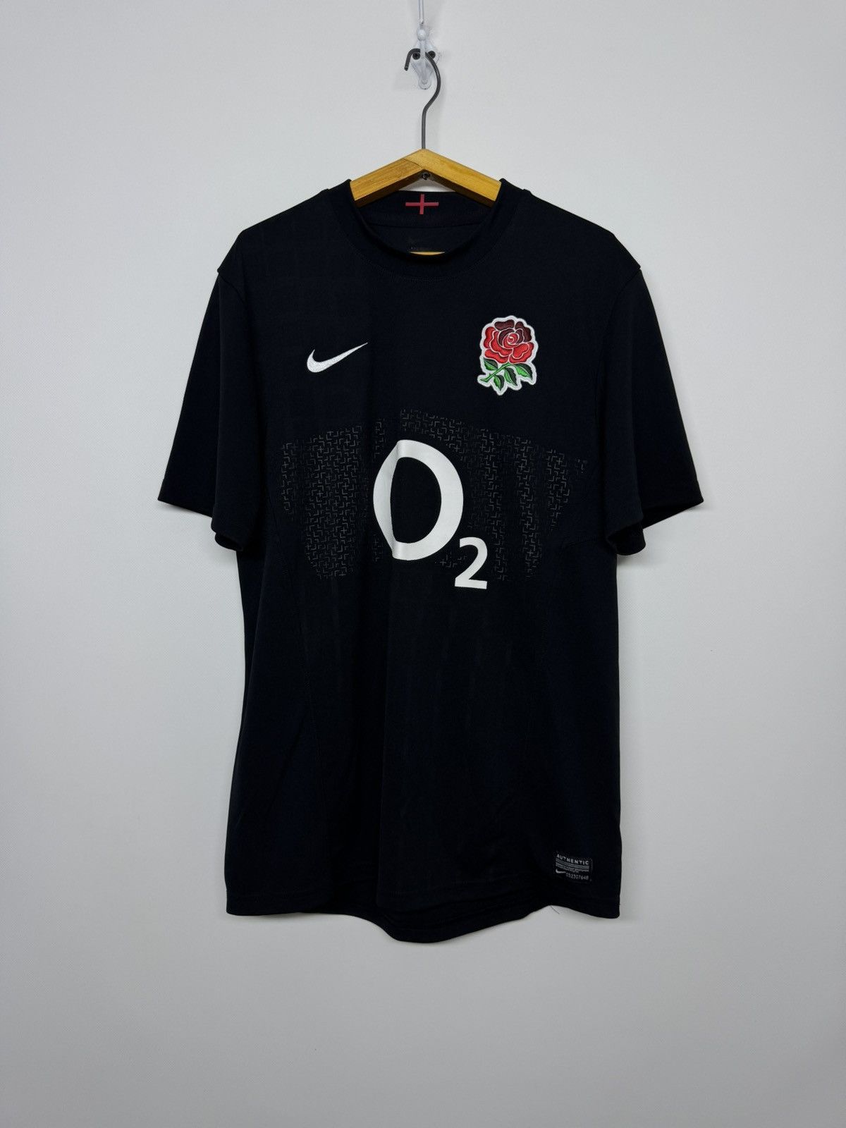Nike Vintage Y2k Nike England O2 Rugby Jersey Shirt Size US S / EU 44-46 / 1 - 1 Thumbnail