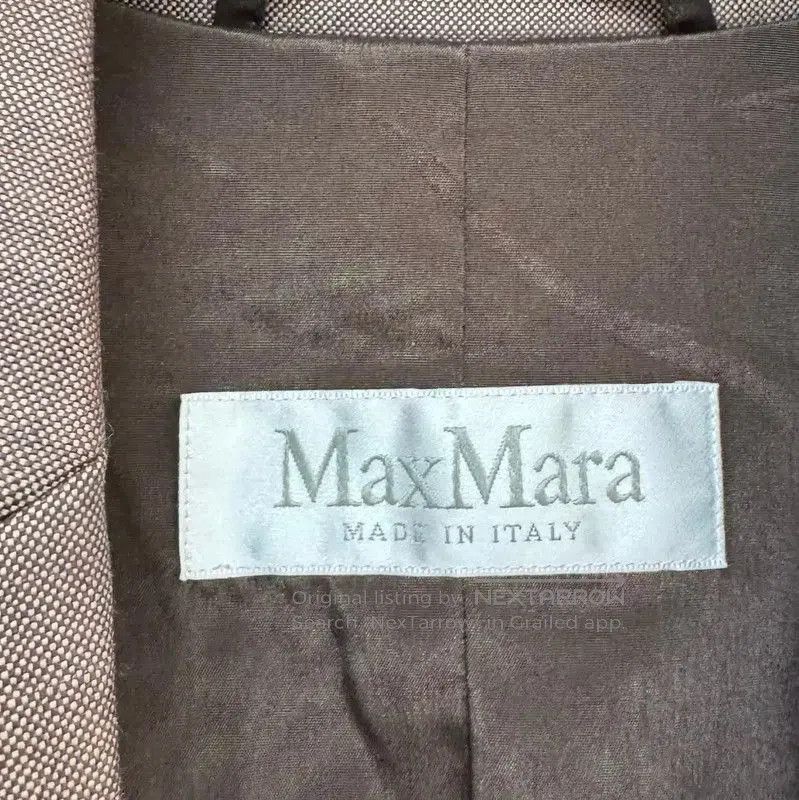 Max Mara MaxMara Brown Wool Blend Women's Cardigan . Size S / US 4 / IT 40 - 5 Thumbnail