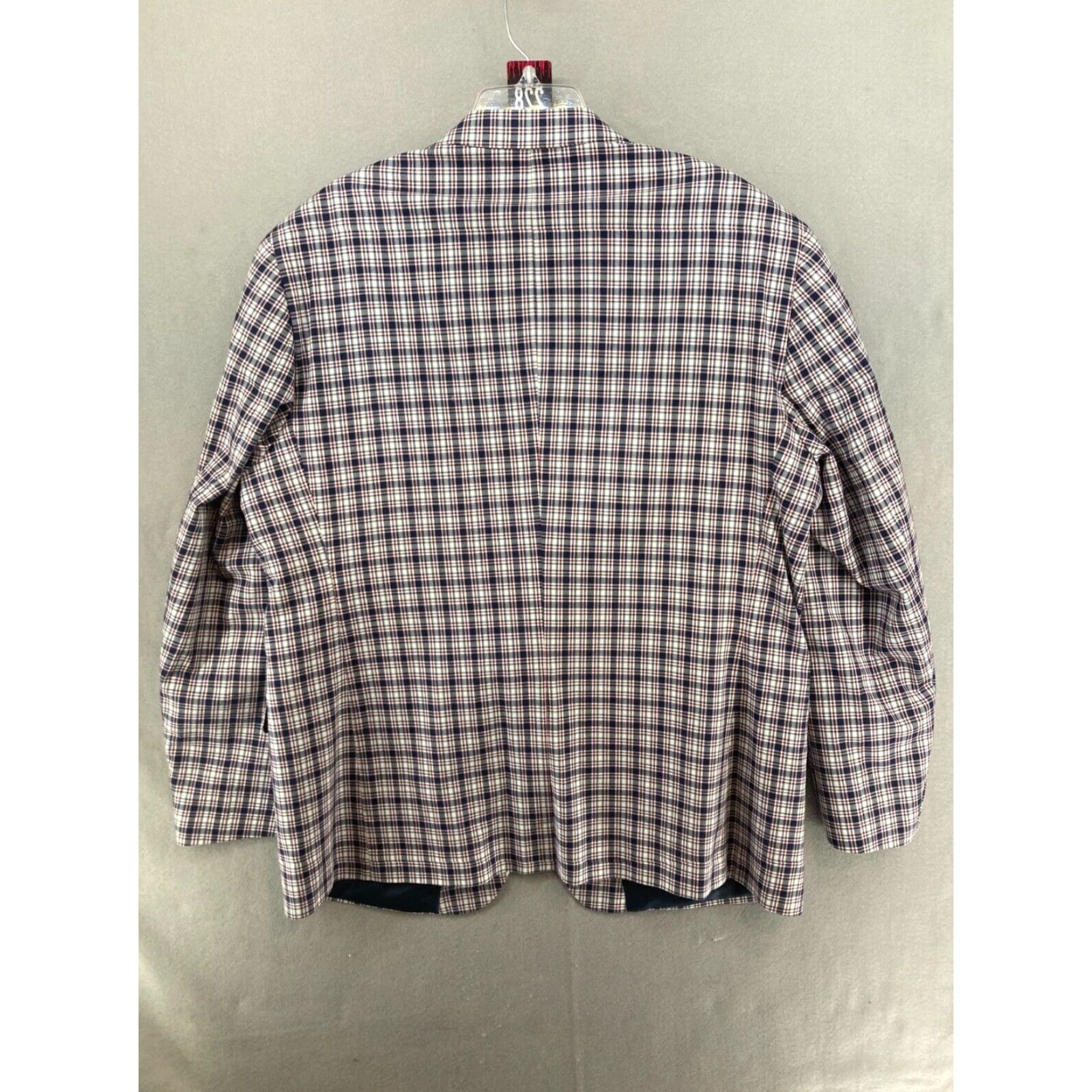 Vintage Mens Plaid Saddlebred Suit Jacket 46R Gentleman Size 46R - 6 Thumbnail