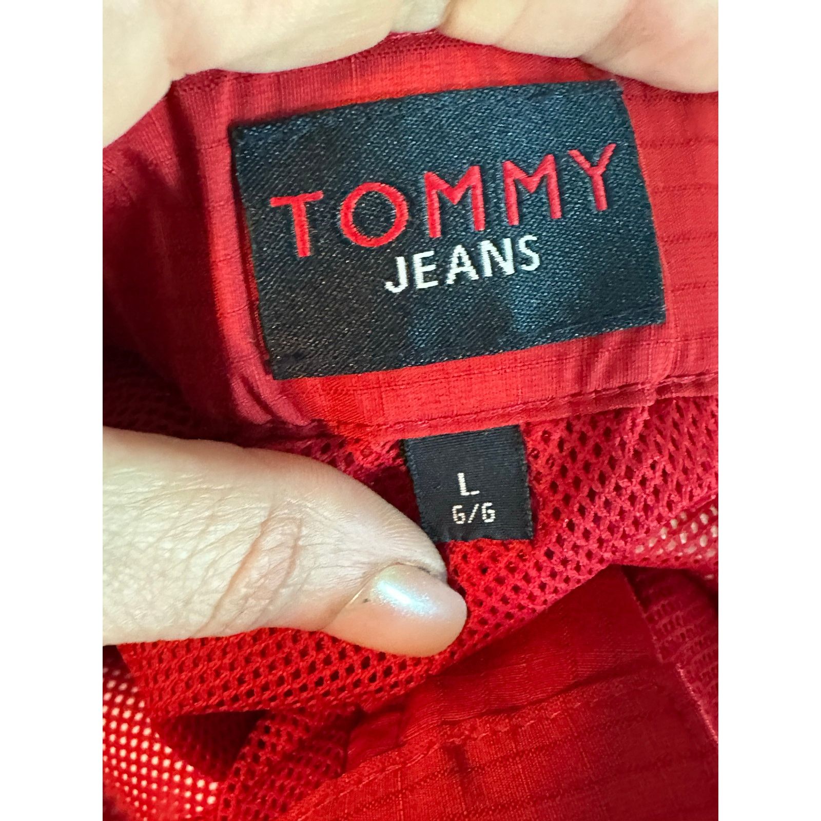 Tommy Jeans Tommy Jeans vintage wide legs impermeable pants size Large Size 36" / US 14 / IT 50 - 3 Thumbnail