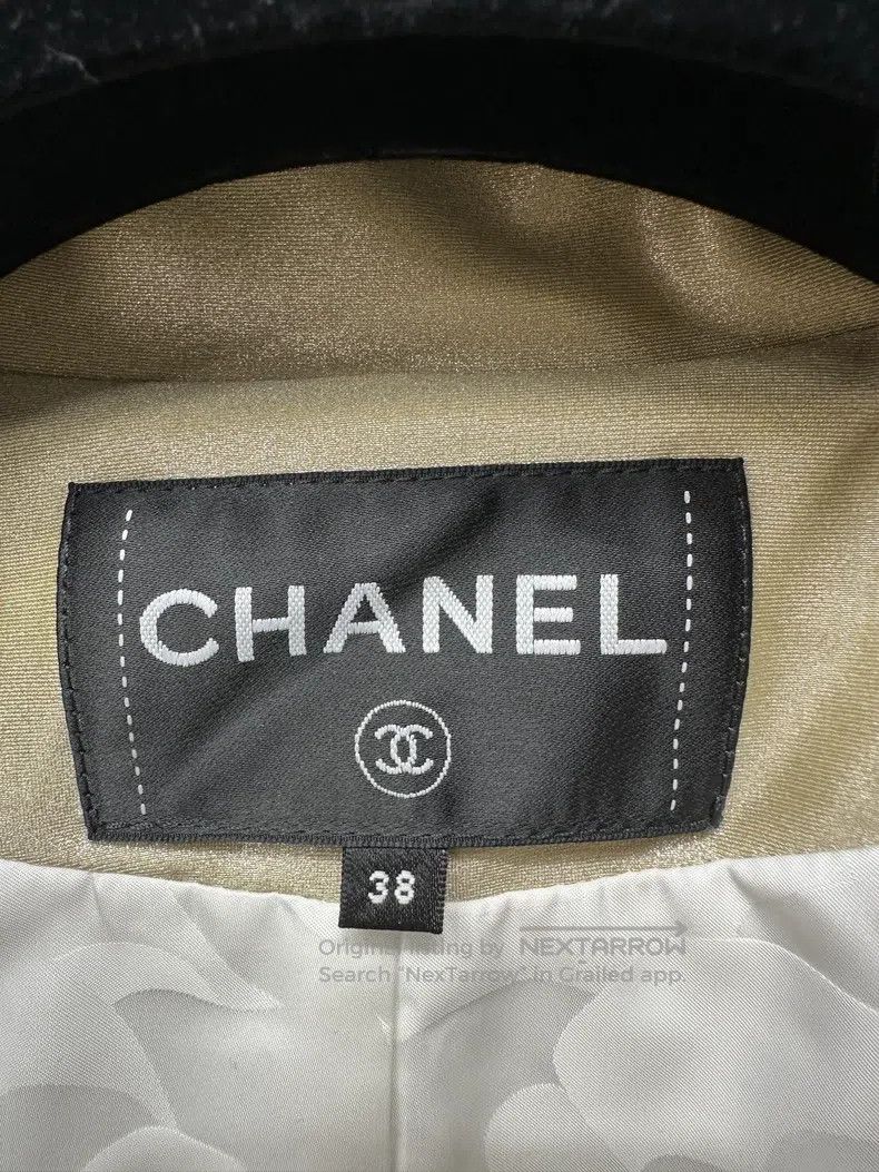 Chanel Chanel Ski Series Champagne Gold Diamond Button Jacket Size XS / US 0-2 / IT 36-38 - 3 Thumbnail