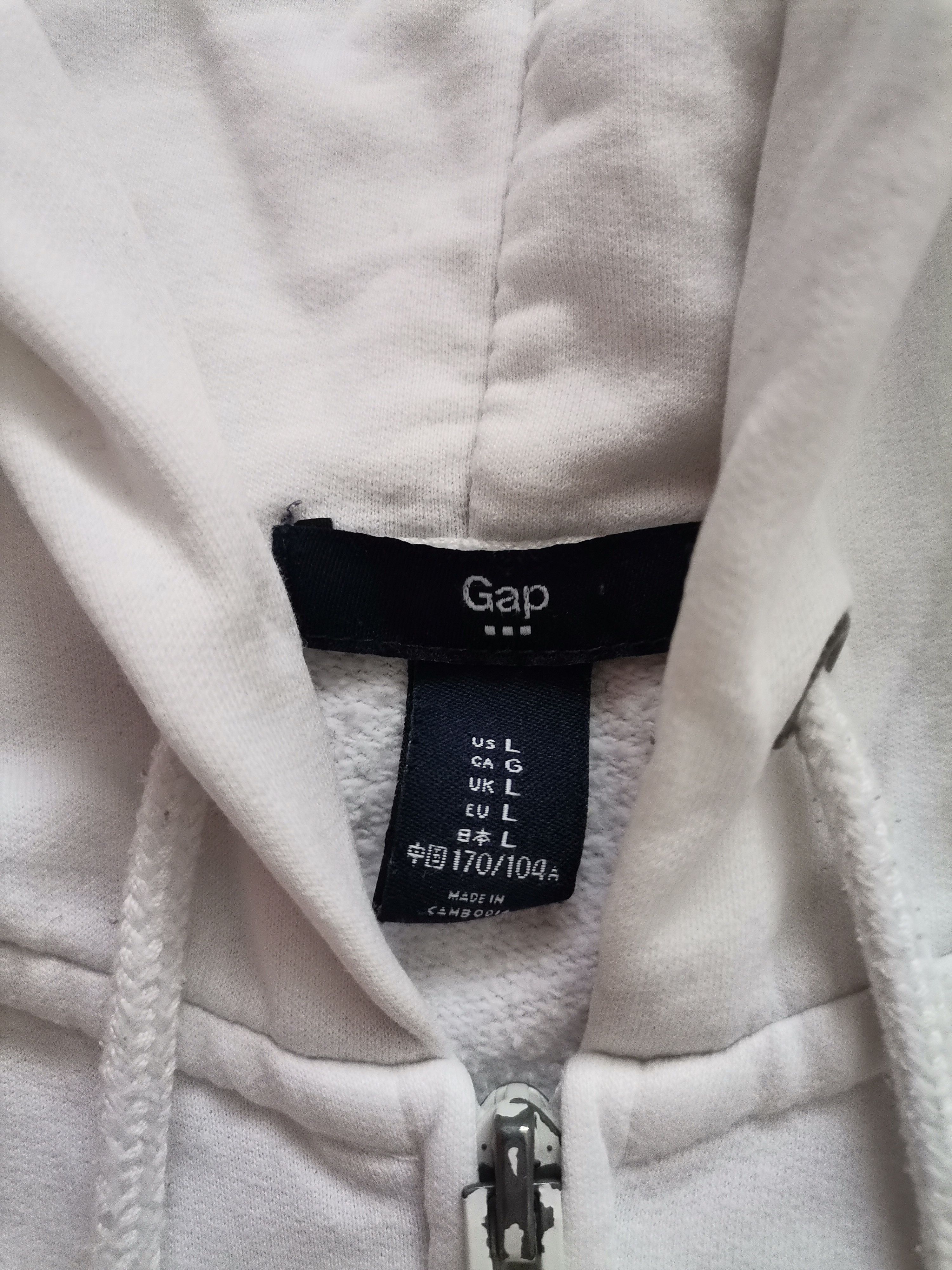 Gap Gap Women's Zip Up Hoodie Size L / US 10 / IT 46 - 3 Thumbnail