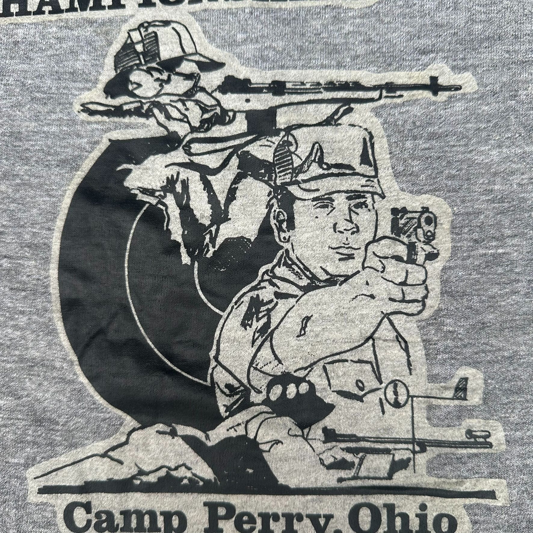 Vintage Vintage 70s Camp Perry Rifle Firing School Ringer T-Shirt Pa Size US M / EU 48-50 / 2 - 3 Thumbnail