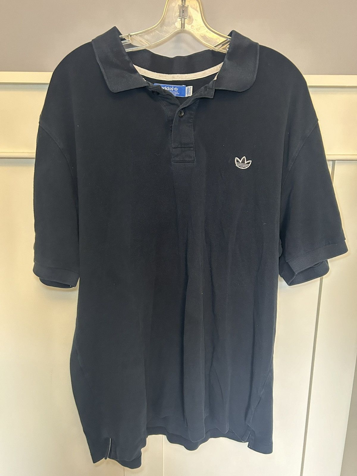 Adidas Vintage Adidas polo shirt Size US XL / EU 56 / 4 - 1 Thumbnail