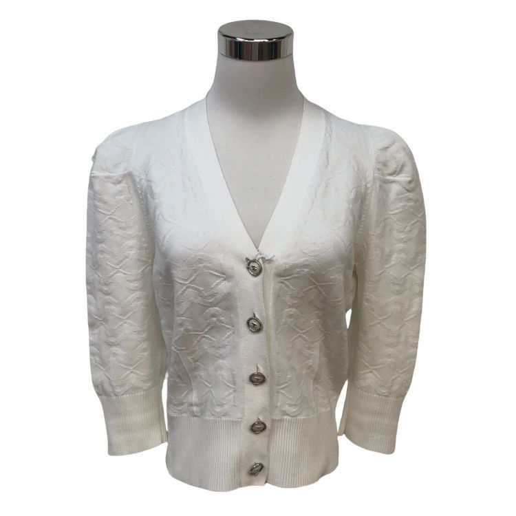 Chanel Chanel Patterned Knit Cardigan Size 40 Size M / US 6-8 / IT 42-44 - 1 Thumbnail