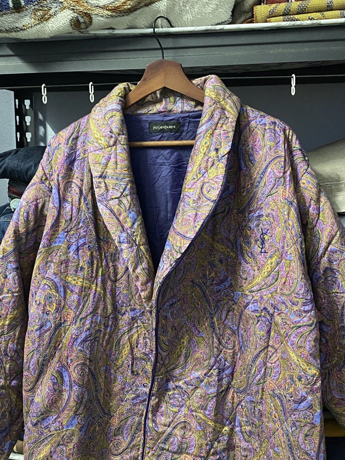 Yves Saint Laurent Yves Saint Lauren Bathrobe Jacket Size US L / EU 52-54 / 3 - 3 Thumbnail