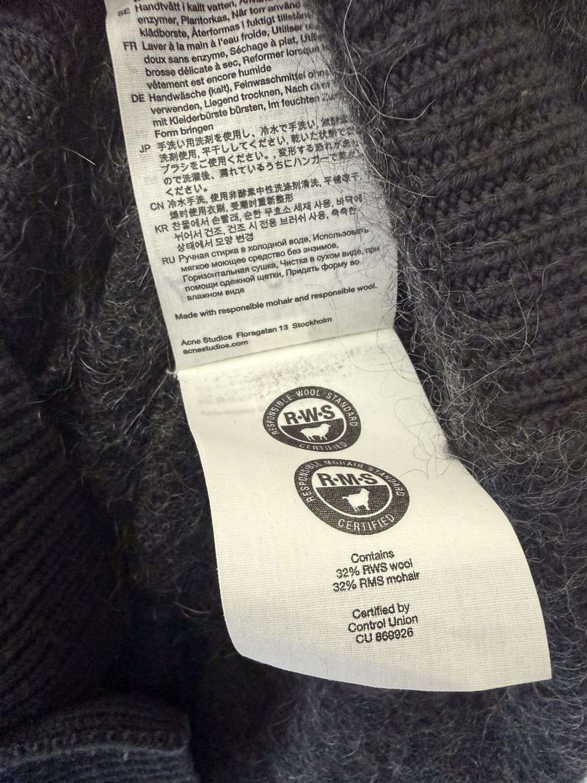 Acne Studios Acne Studios Wool Mohair Cardigan Size US M / EU 48-50 / 2 - 6 Thumbnail