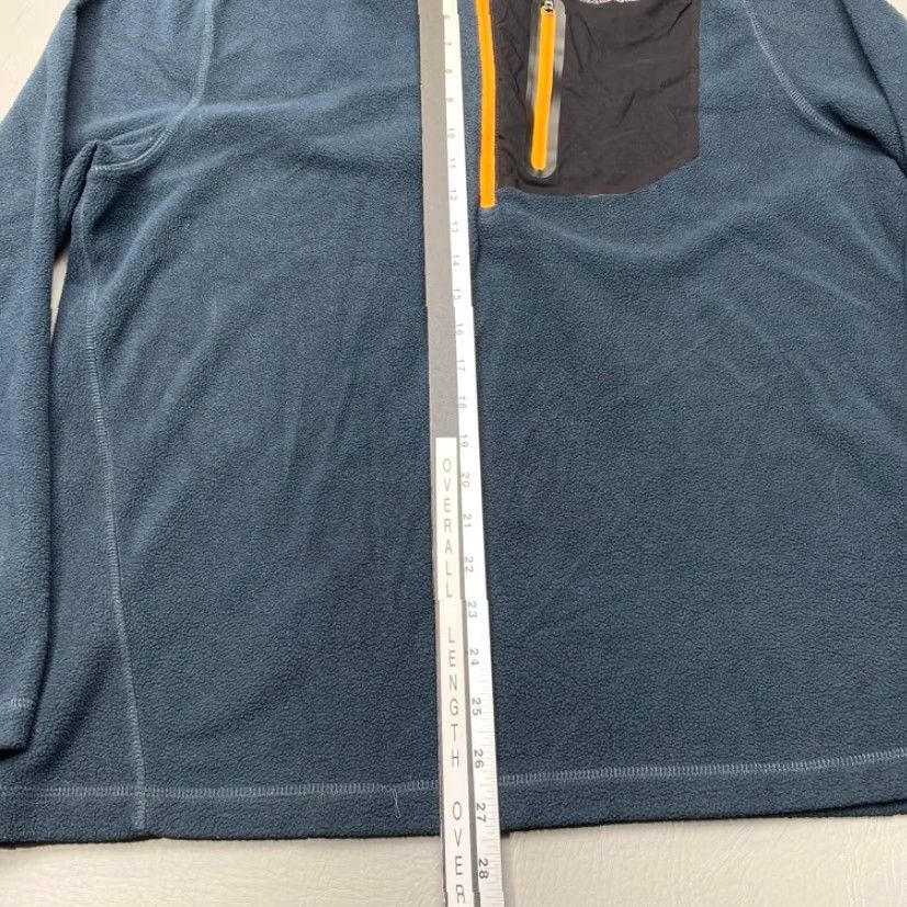 Eddie Bauer Eddie Bauer Jacket Mens Large Blue 1/4 Zip Fleece Pullover Zip Pocket Stand-Up Lightweight Polyester Size US L / EU 52-54 / 3 - 5 Thumbnail