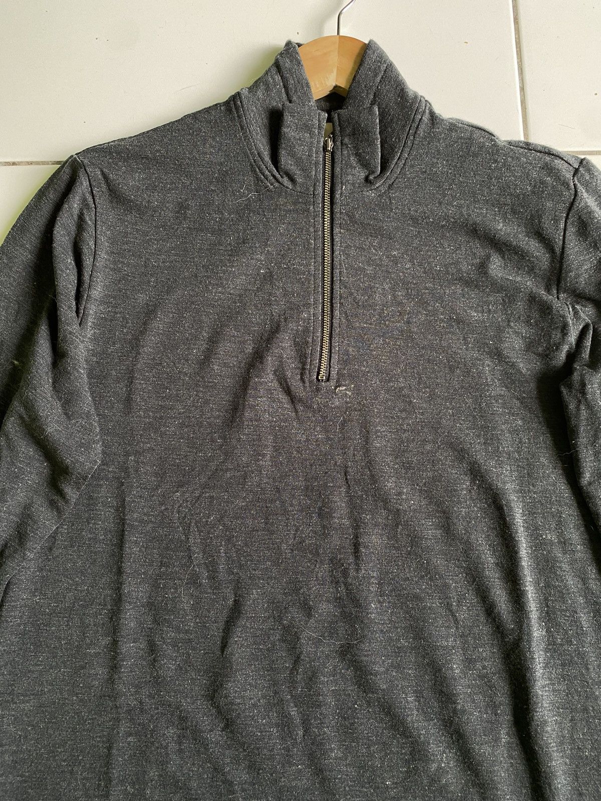 Yohji Yamamoto Yohji Yamamoto Durban AAr Half Zip Long Shirt Size US L / EU 52-54 / 3 - 3 Thumbnail