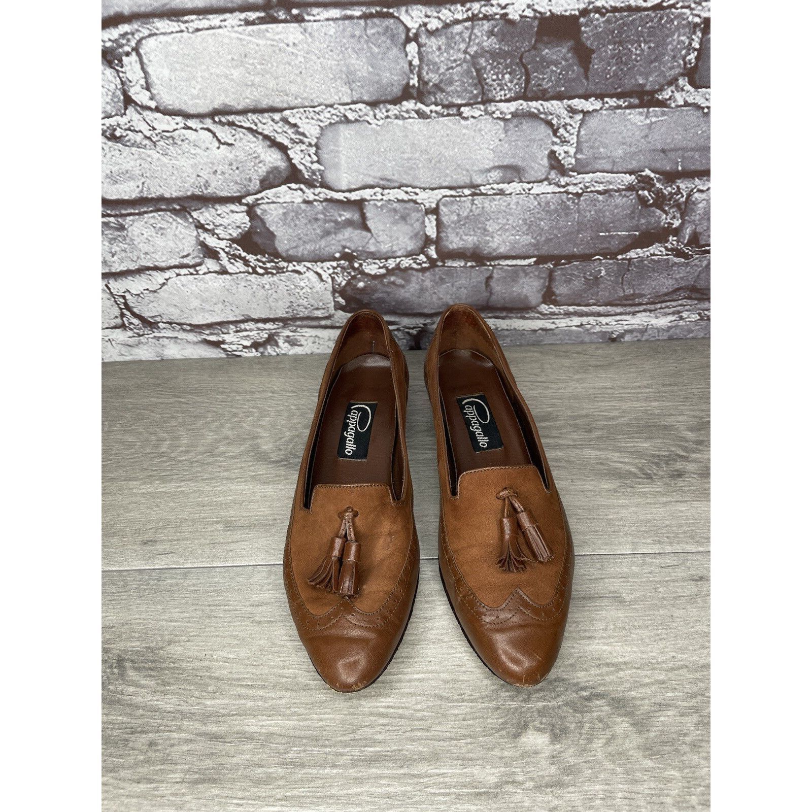 Other Cappagallo Brown Leather Wingtip Tassel Loafer Shoes Women S Size US 6 / IT 36 - 14 Thumbnail