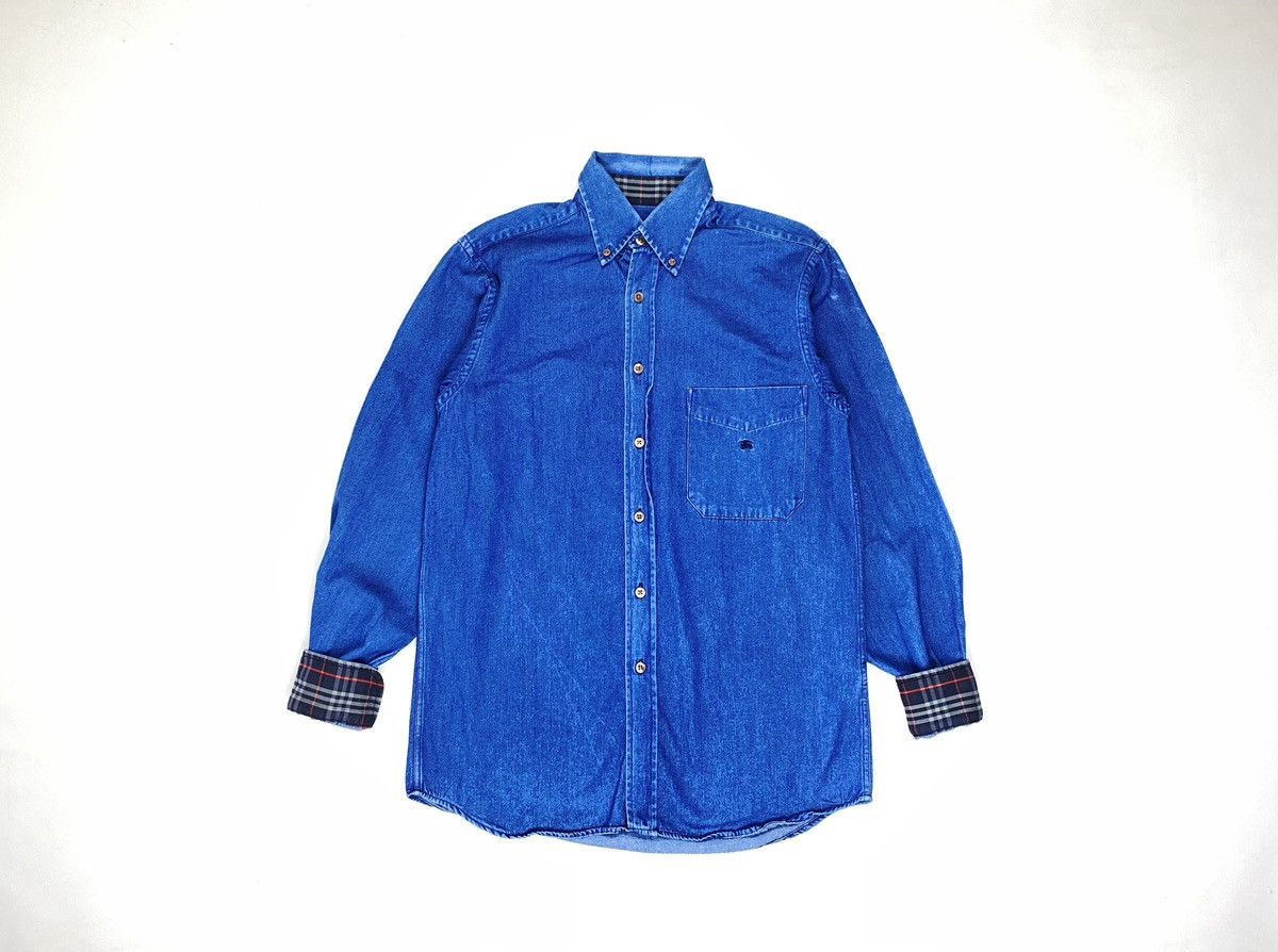 Burberry Denim Shirt Nova Check
