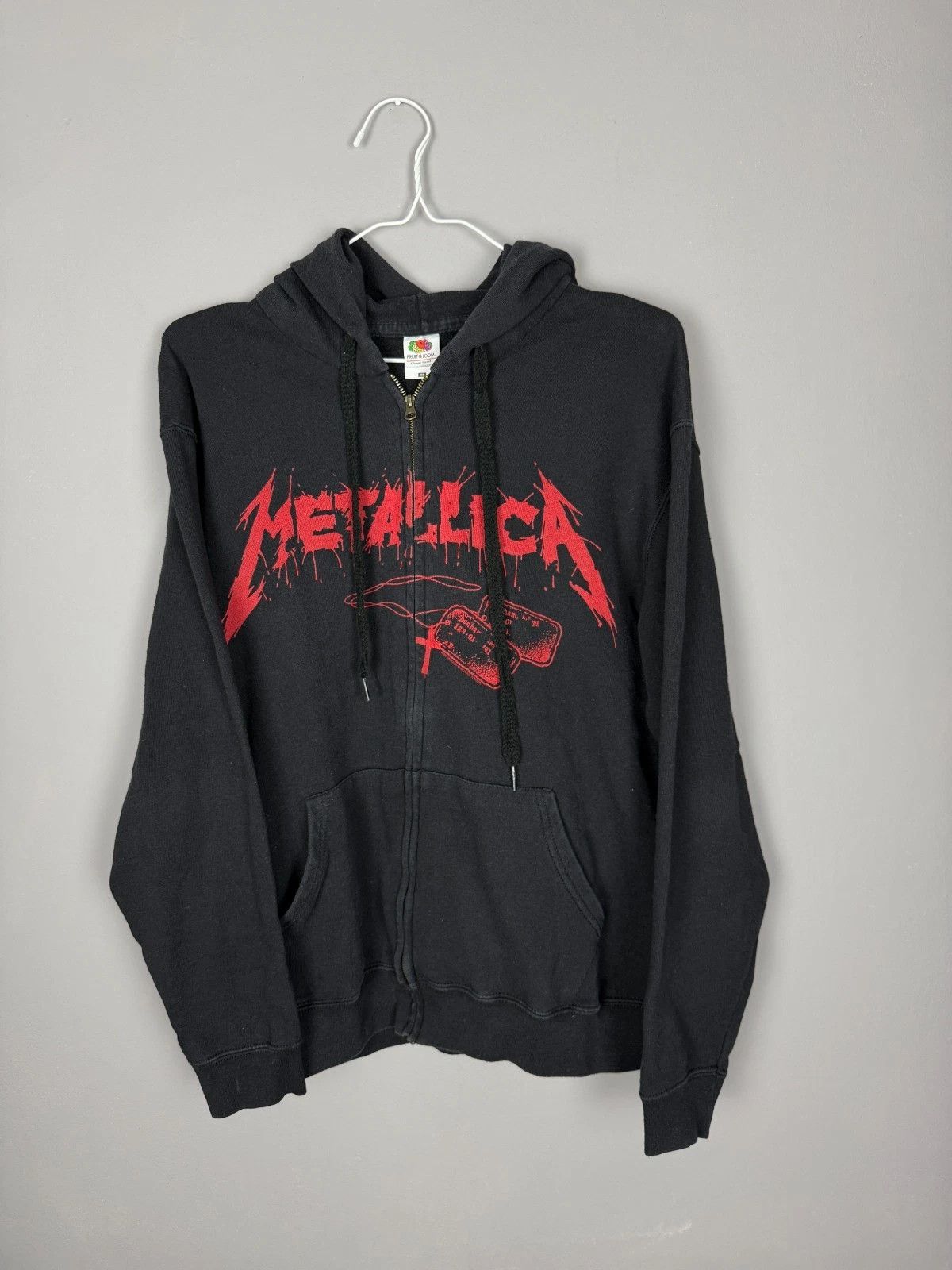 Metallica Vintage Metallica Hoodie Skull Graphic Black Band Sweatshirt Size US M / EU 48-50 / 2 - 1 Thumbnail