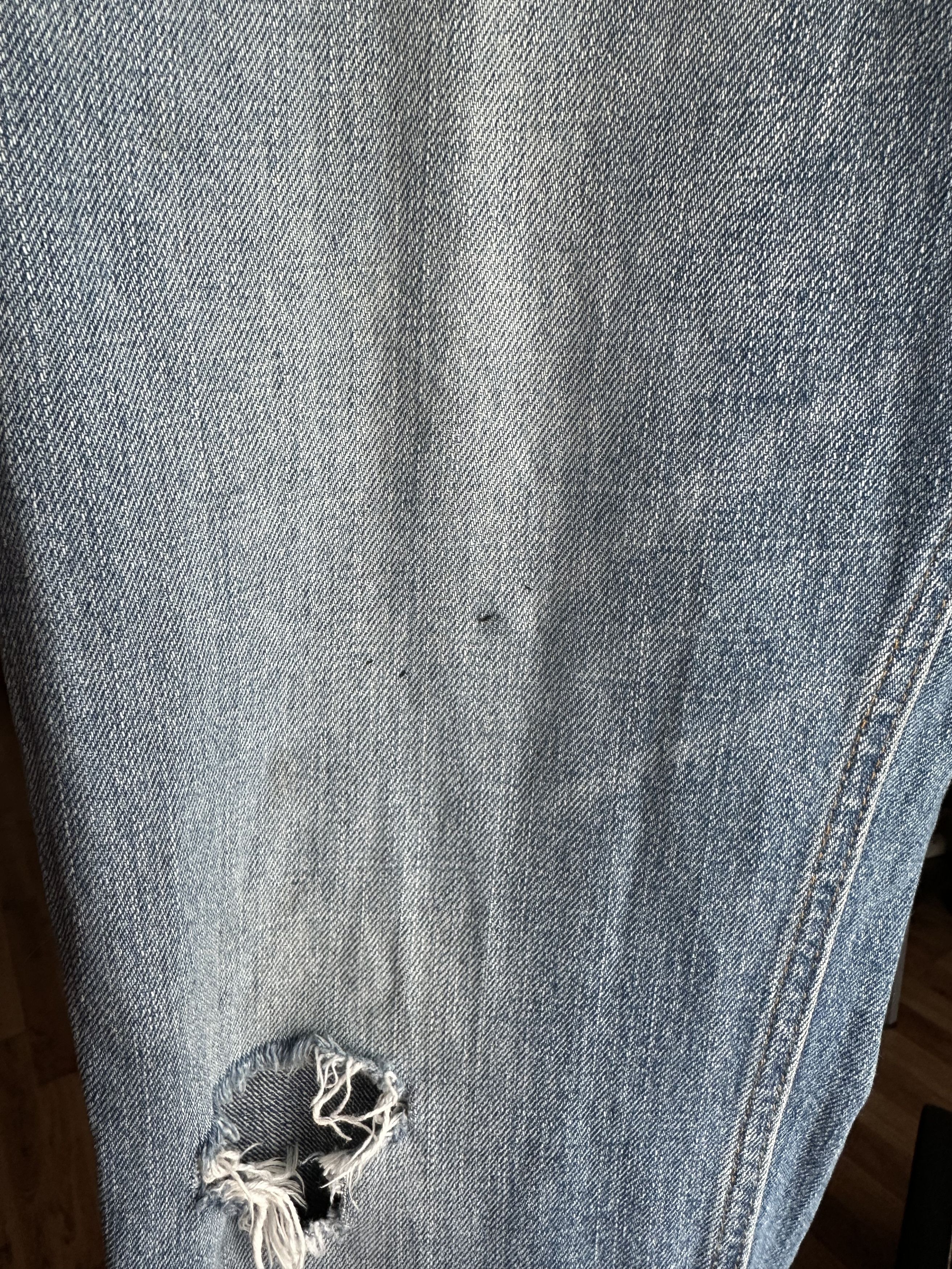 Hollister Hollister Light Blue Distressed Denim Jeans 34x34 Size US 34 / EU 50 - 9 Thumbnail