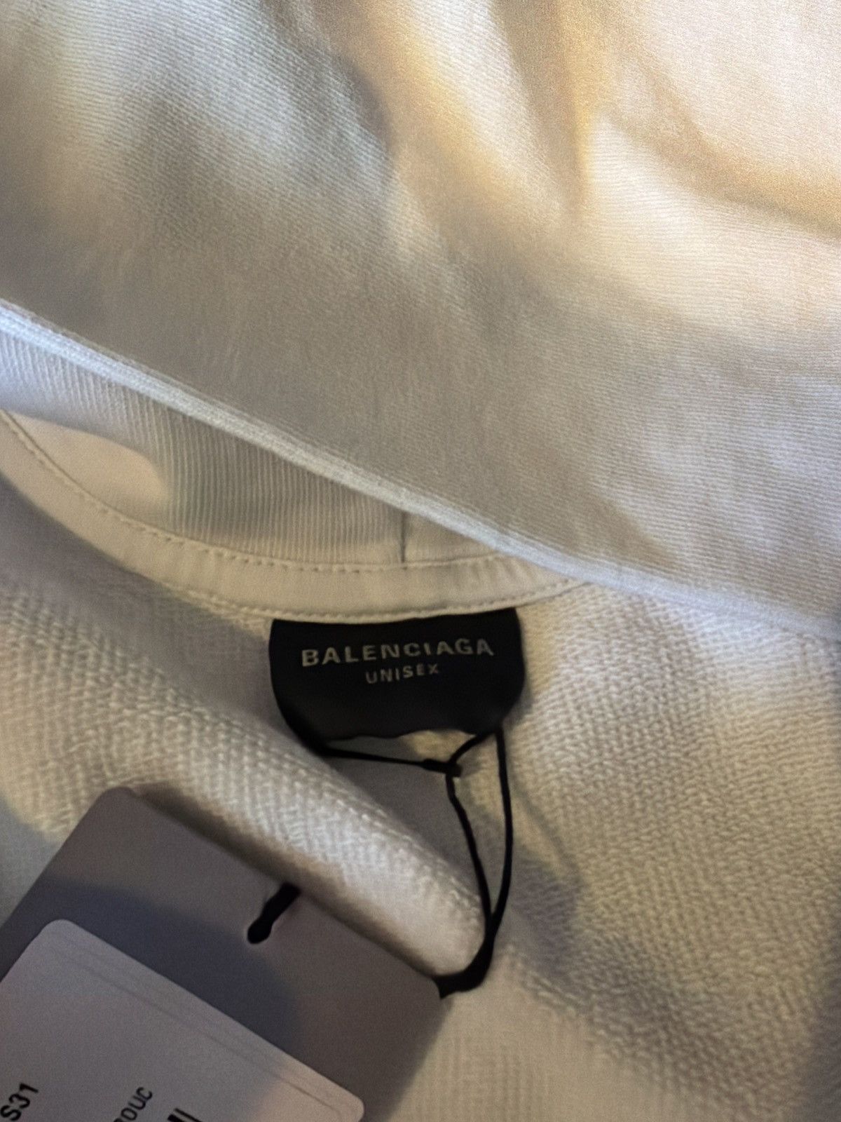 Balenciaga Balenciaga energy label dirty white zip up hoodie xs Size US XS / EU 42 / 0 - 6 Thumbnail