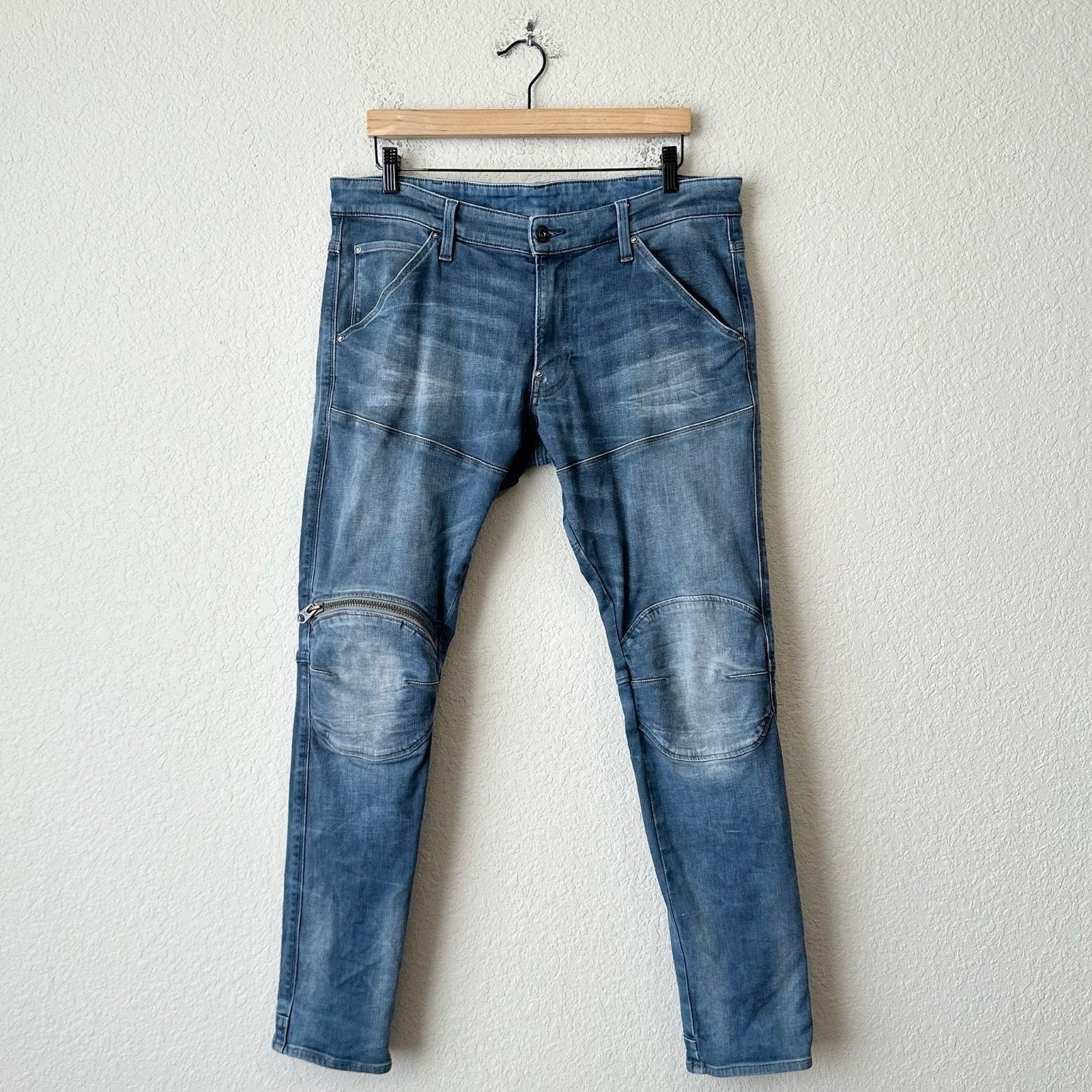 G-Star NEW🏷️ G-Star Raw 5620 3D Zip Knee Skinny Jeans Pants