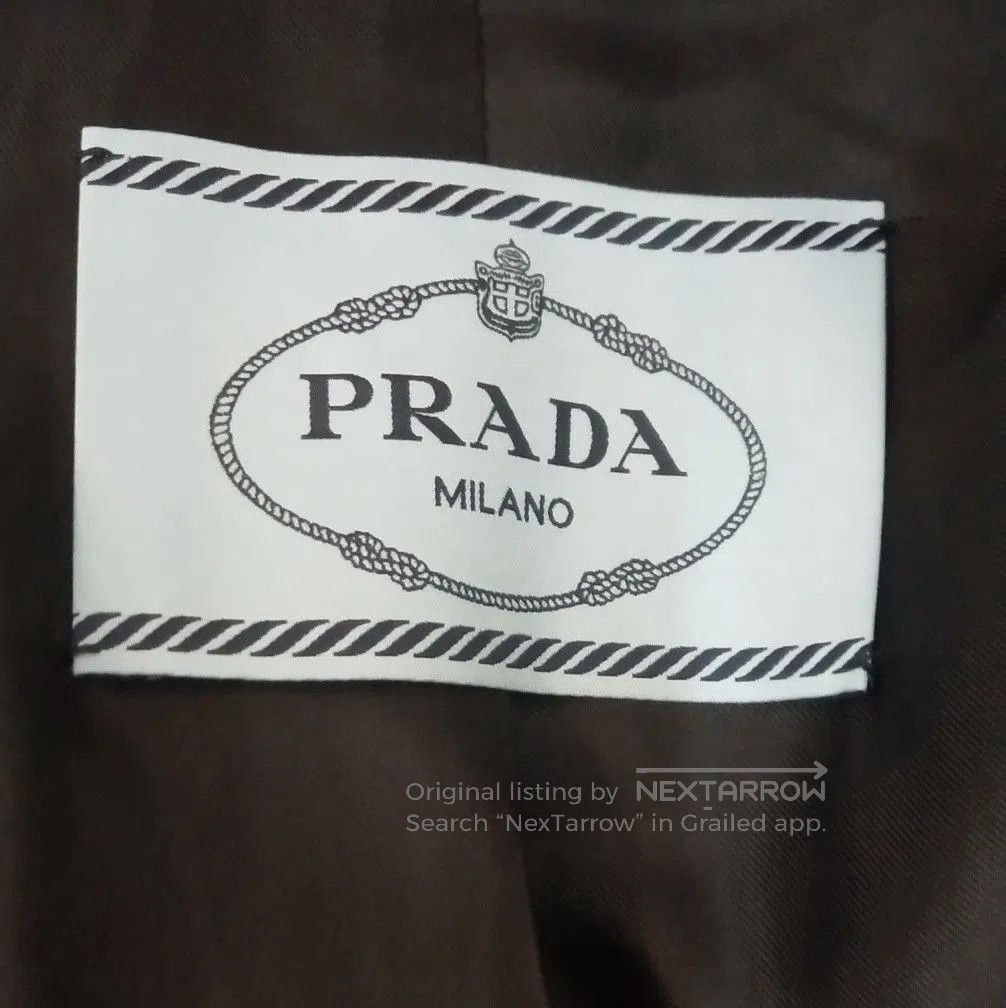 Prada Prada Wool Round Neck Long Coat Size 38 . Size US M / EU 48-50 / 2 - 4 Thumbnail