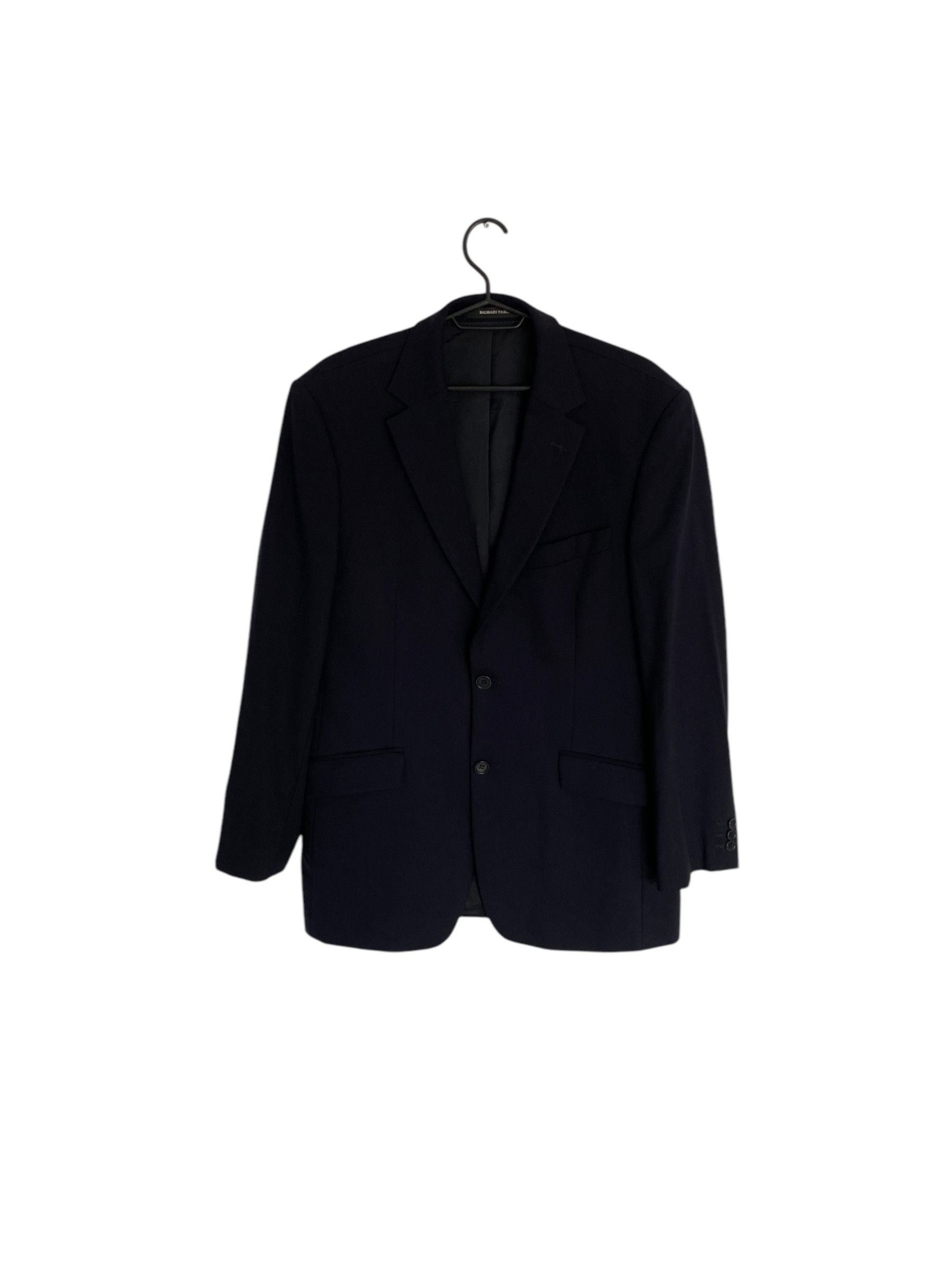Balmain Navy wool blazer Size 50R - 1 Thumbnail